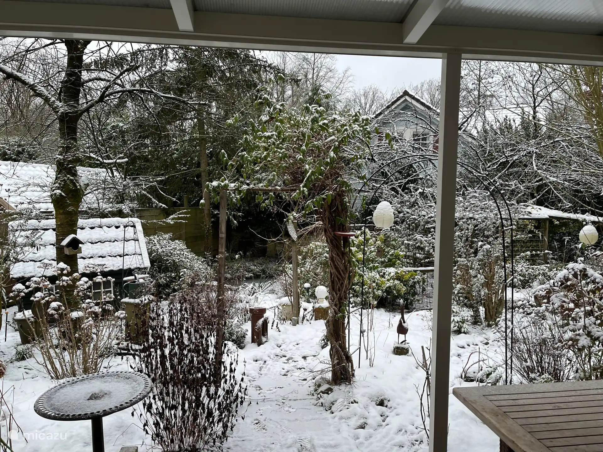 Casa bricolaje el Jardín de Mariposas - ¡Invierno!