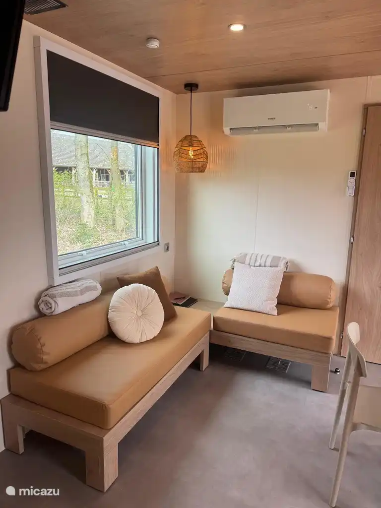 Living room with air conditioning