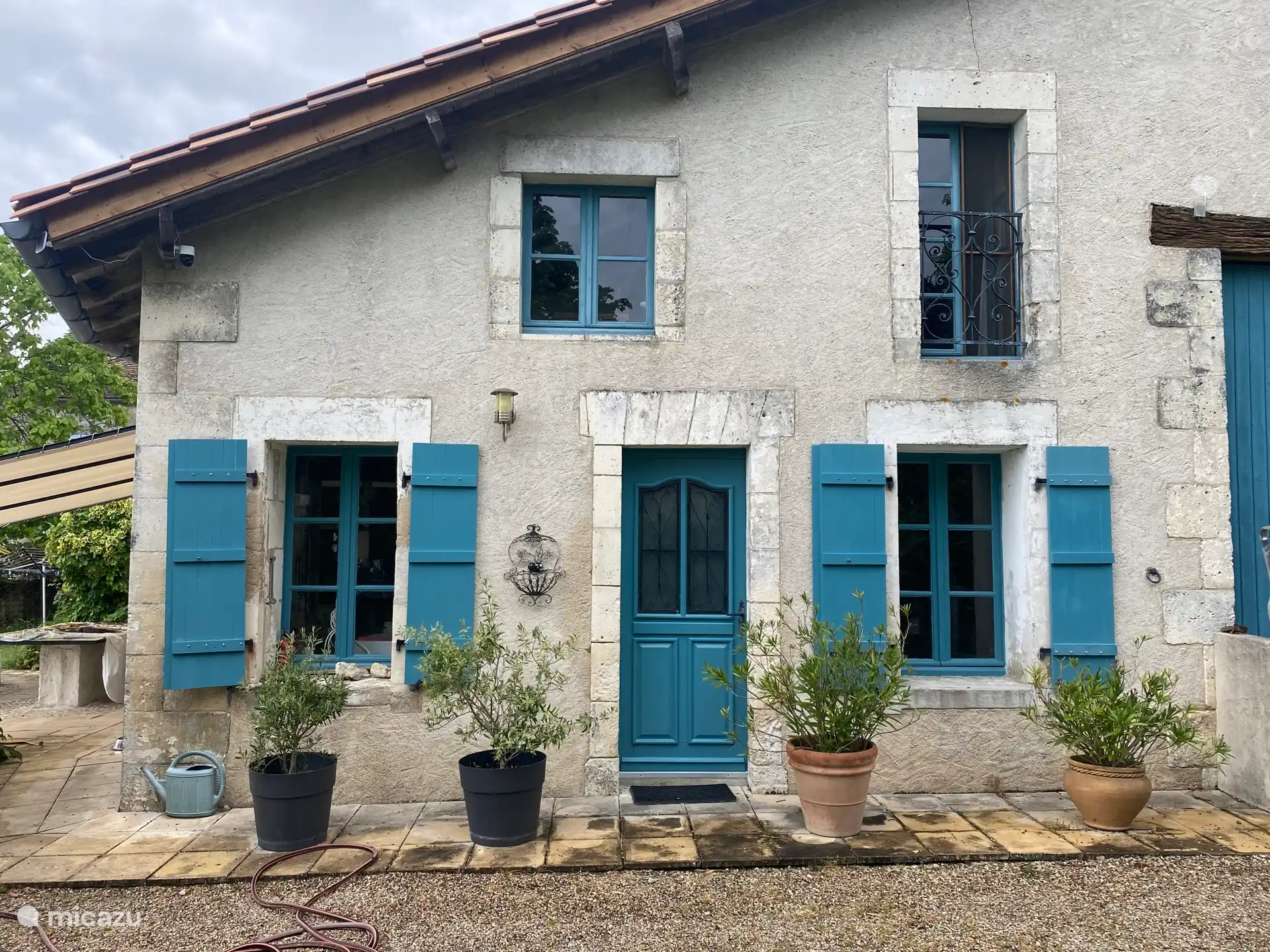 ingang vanaf de zijkant