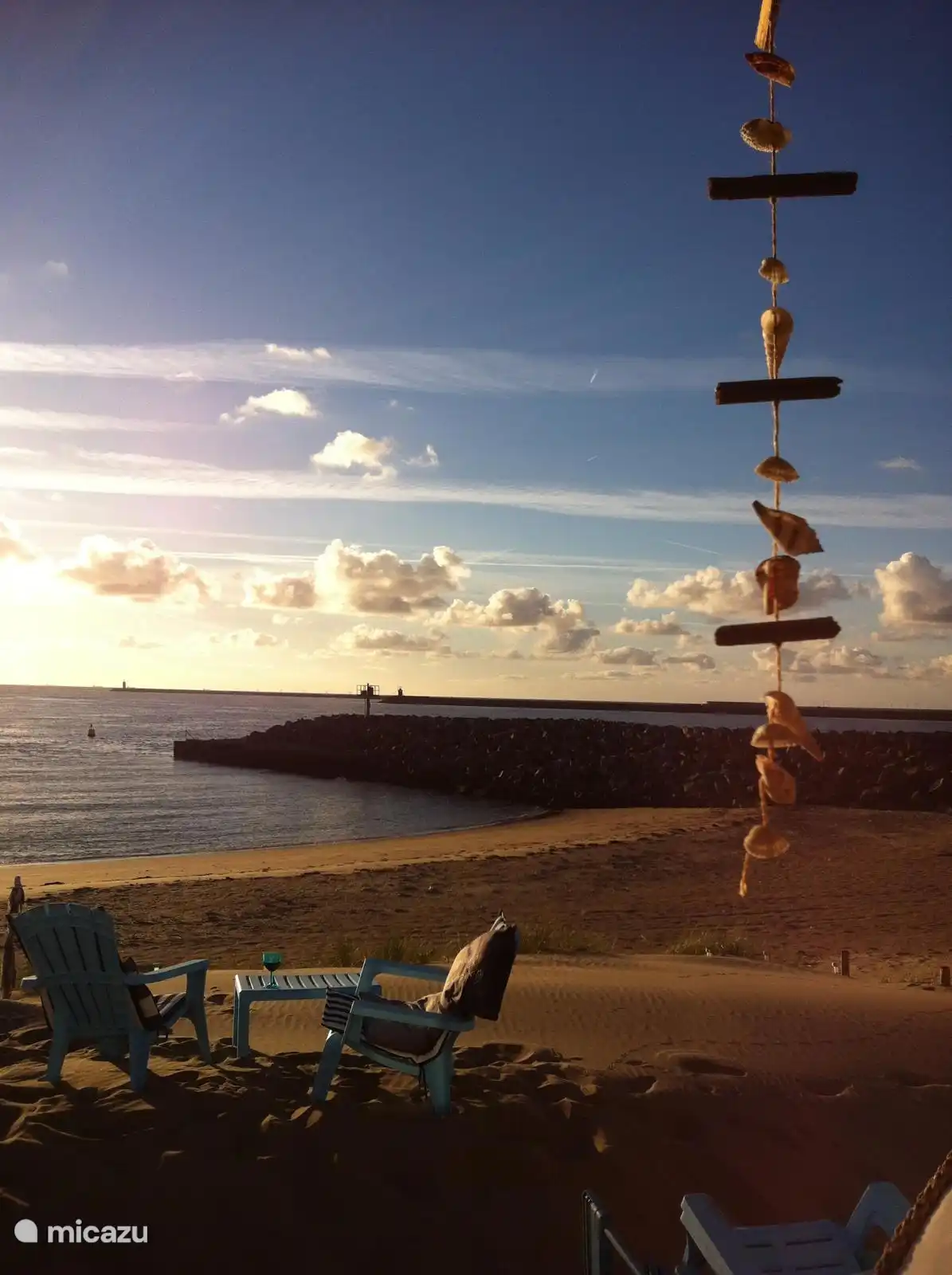 Vue sur le canal de la mer du Nord