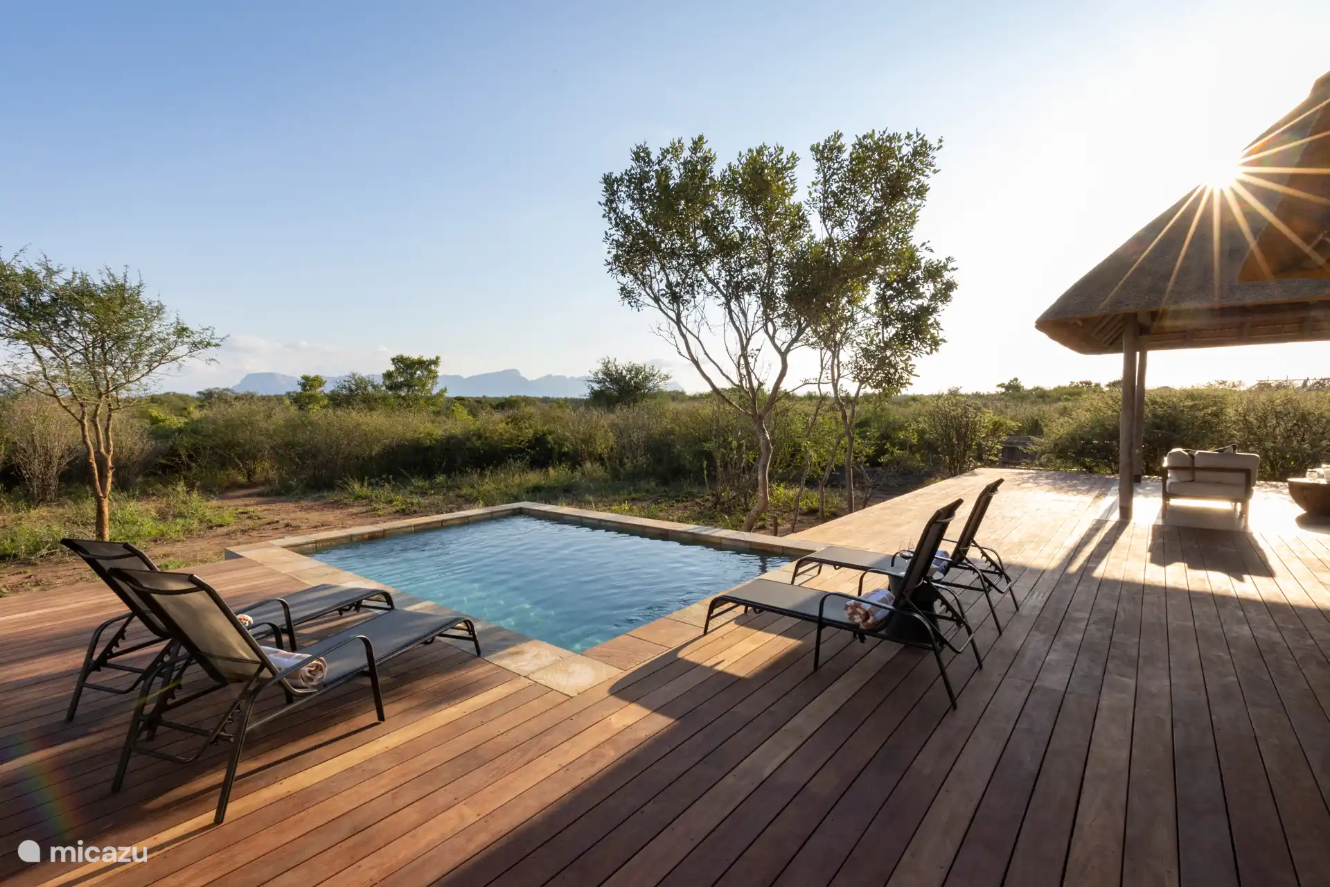 Verwarmd zwembad Villa Tall Horse