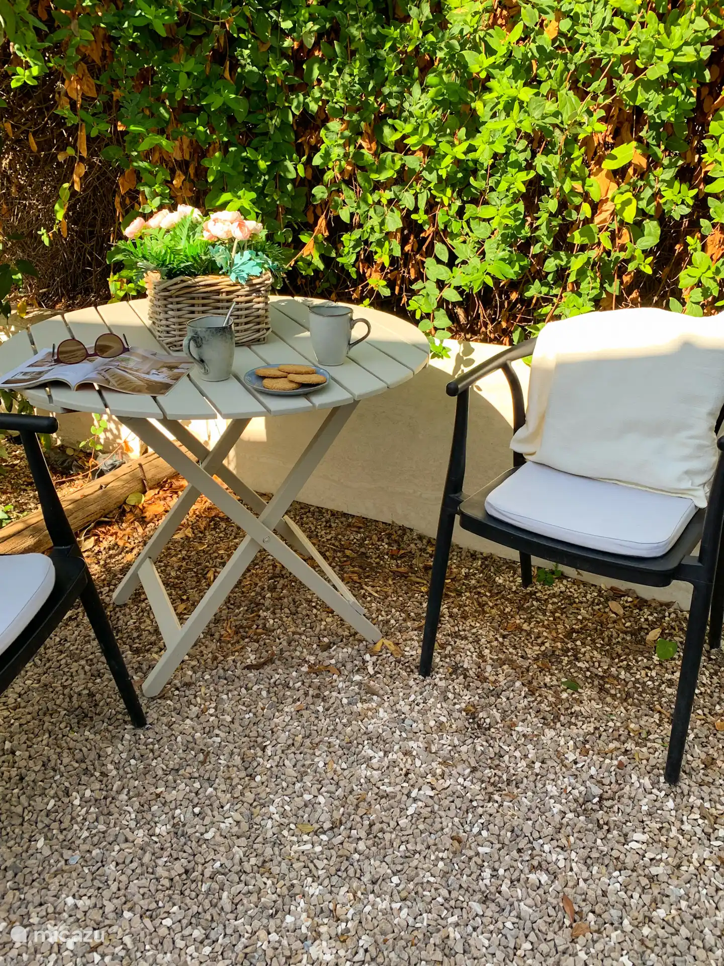 Koffiehoekje bij de keuken