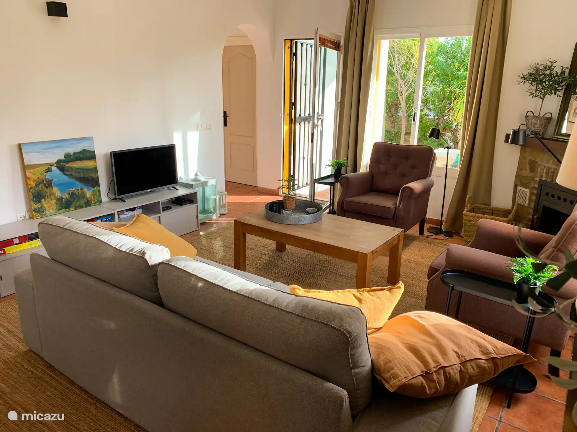 Overzicht van de woonkamer.