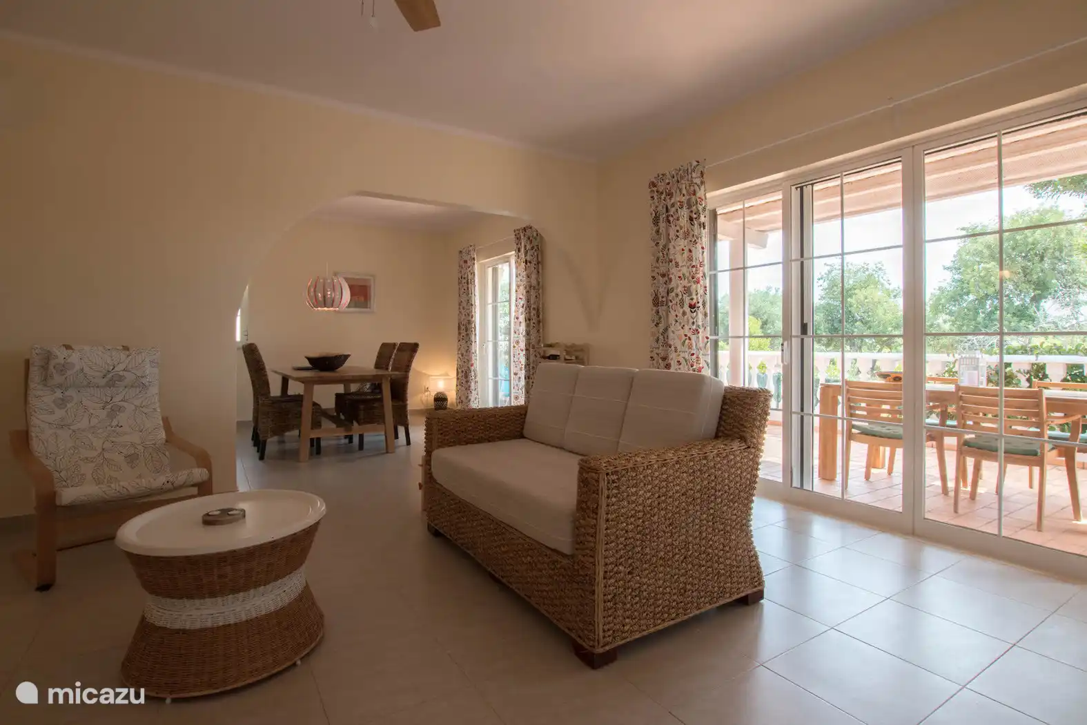 Espace salon dans le salon et la salle à manger