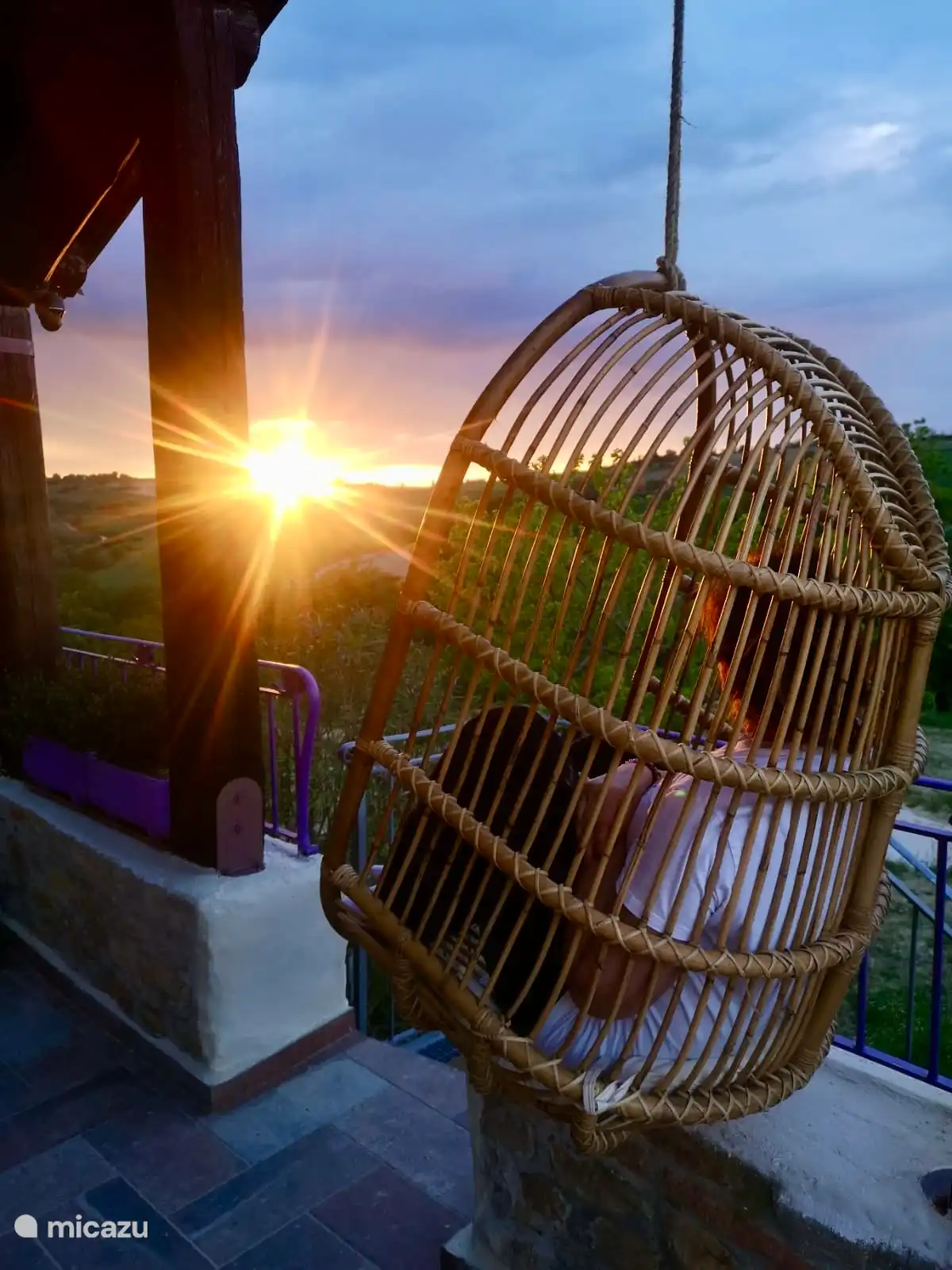 Le Coucher de Soleil depuis la Terrasse