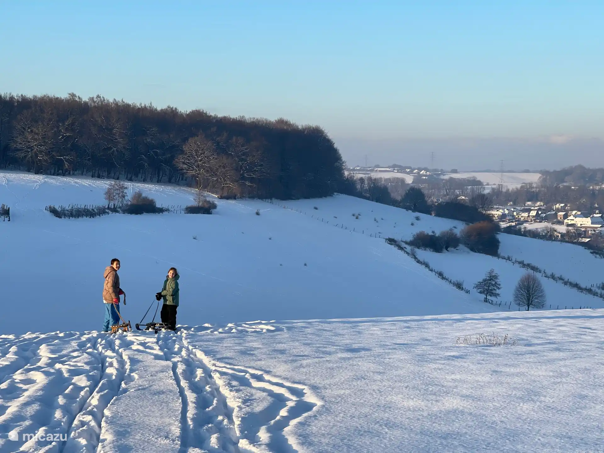 Sneeuwlandschap op de Keutenberg