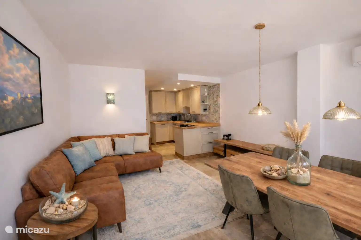 Gezellige zithoek om tot rust te komen.