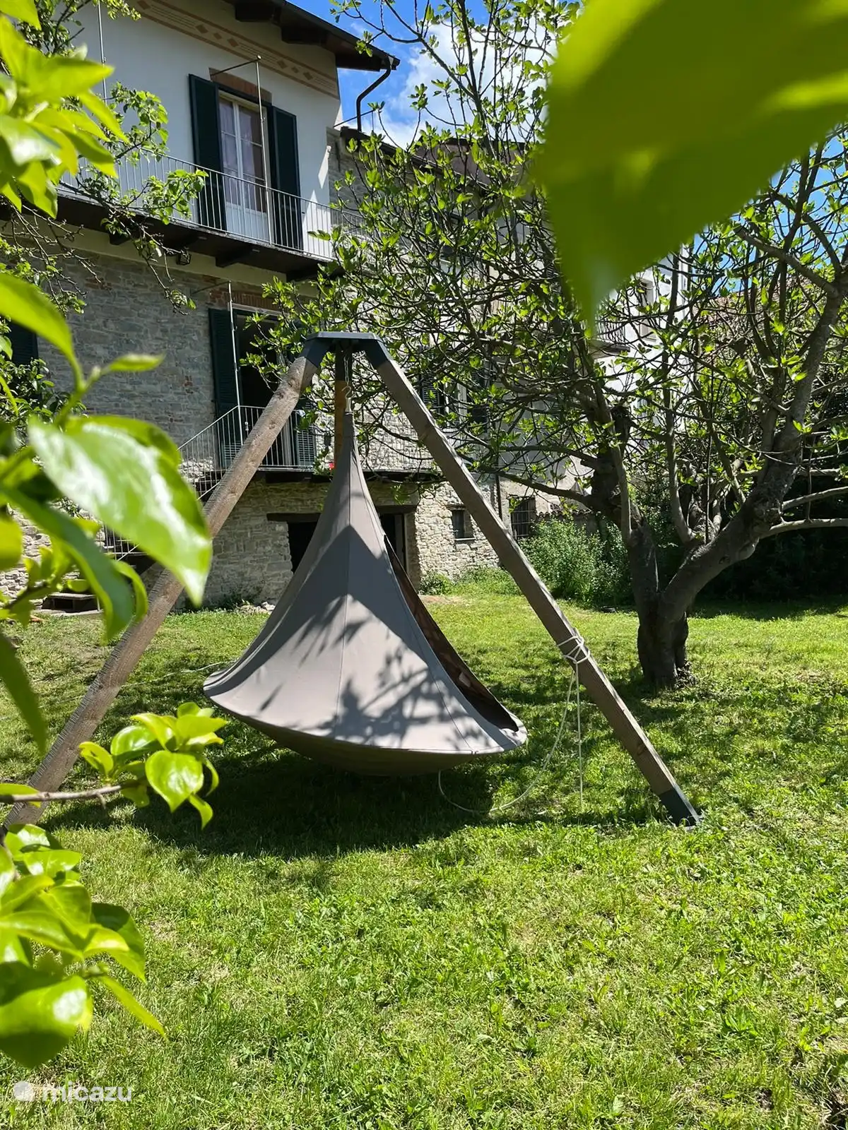 Hangmat voor het rustmoment tijdens de hitte van de dag.