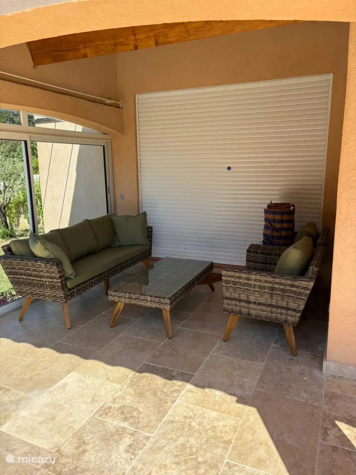 Covered terrace