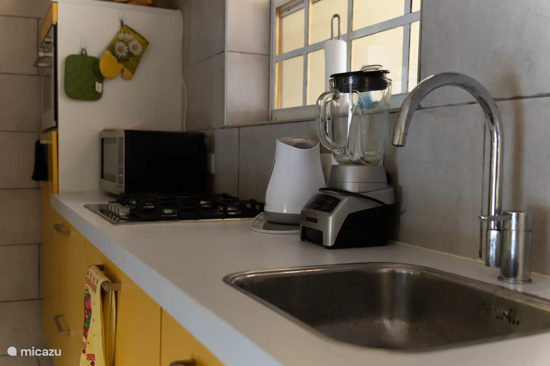 Waterkoker, blender, magnetron allemaal beschikbaar