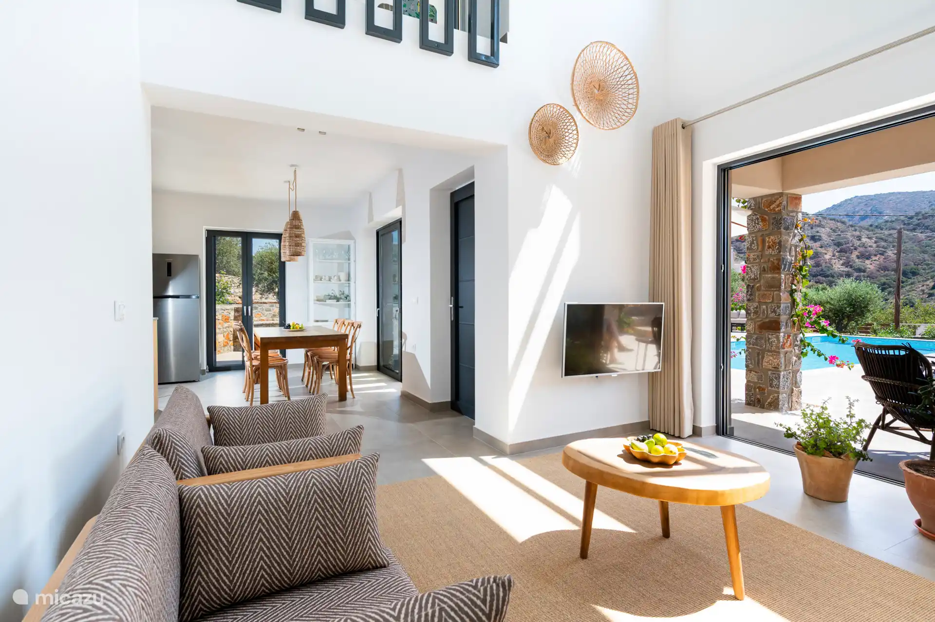 Salon, loft et salle à manger