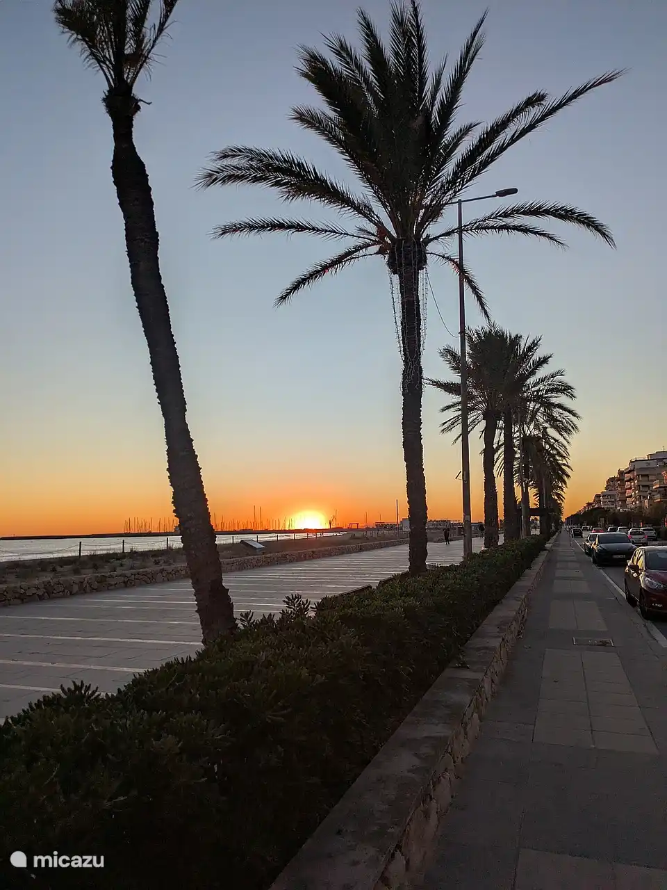 The boulevard is 100m from the apartment