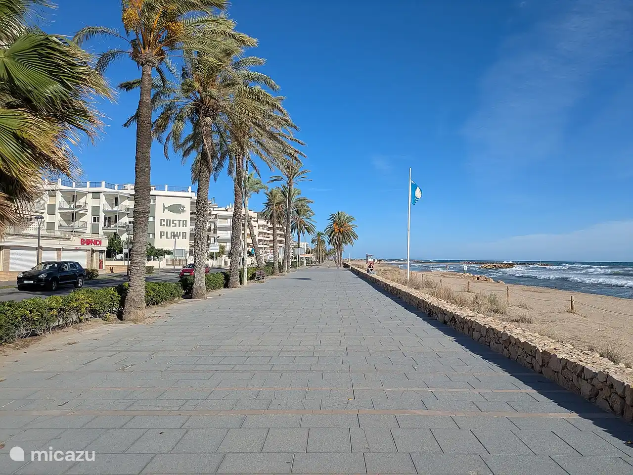 The beach at the end of the street