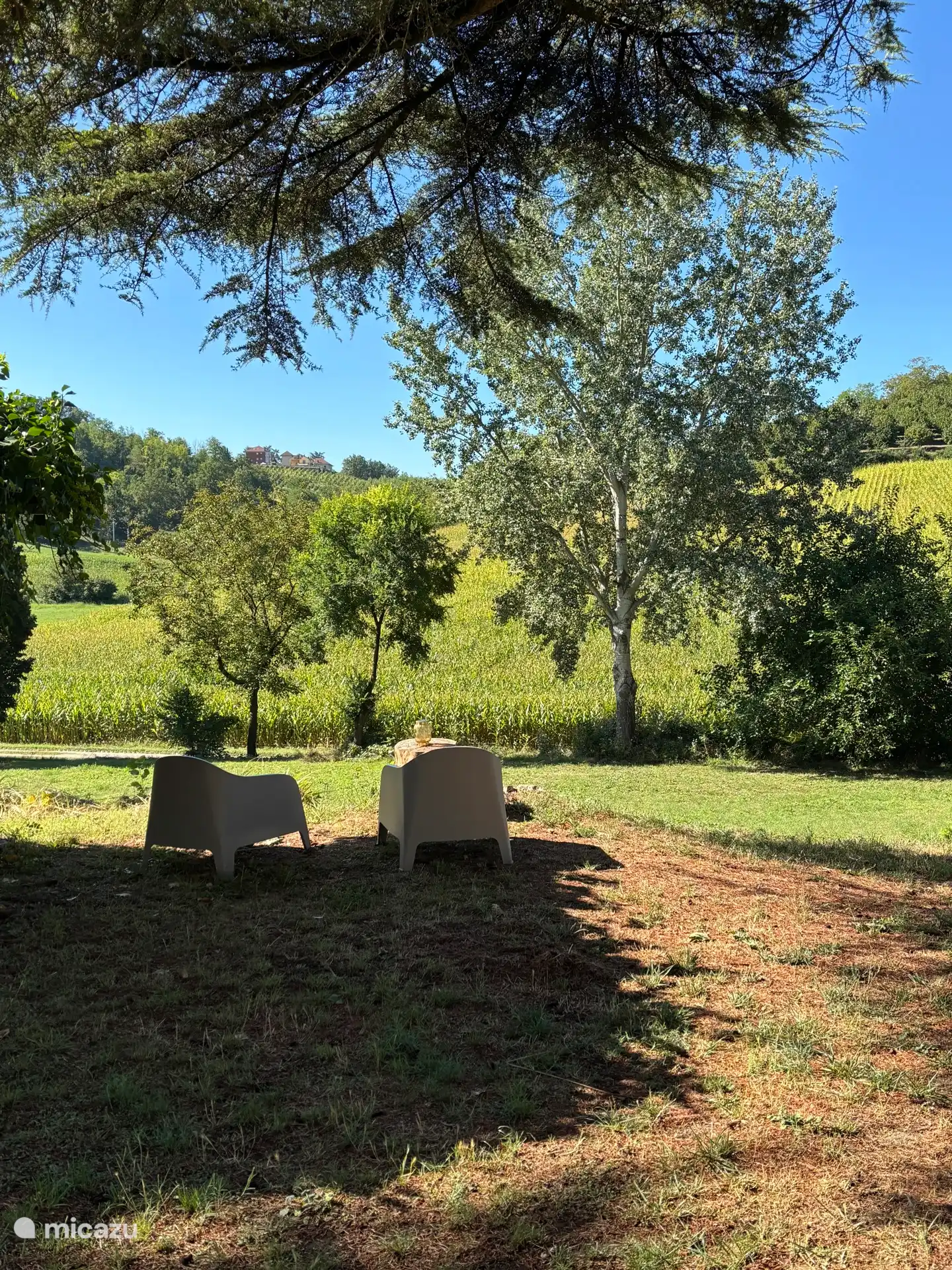 Genieten van het uitzicht.