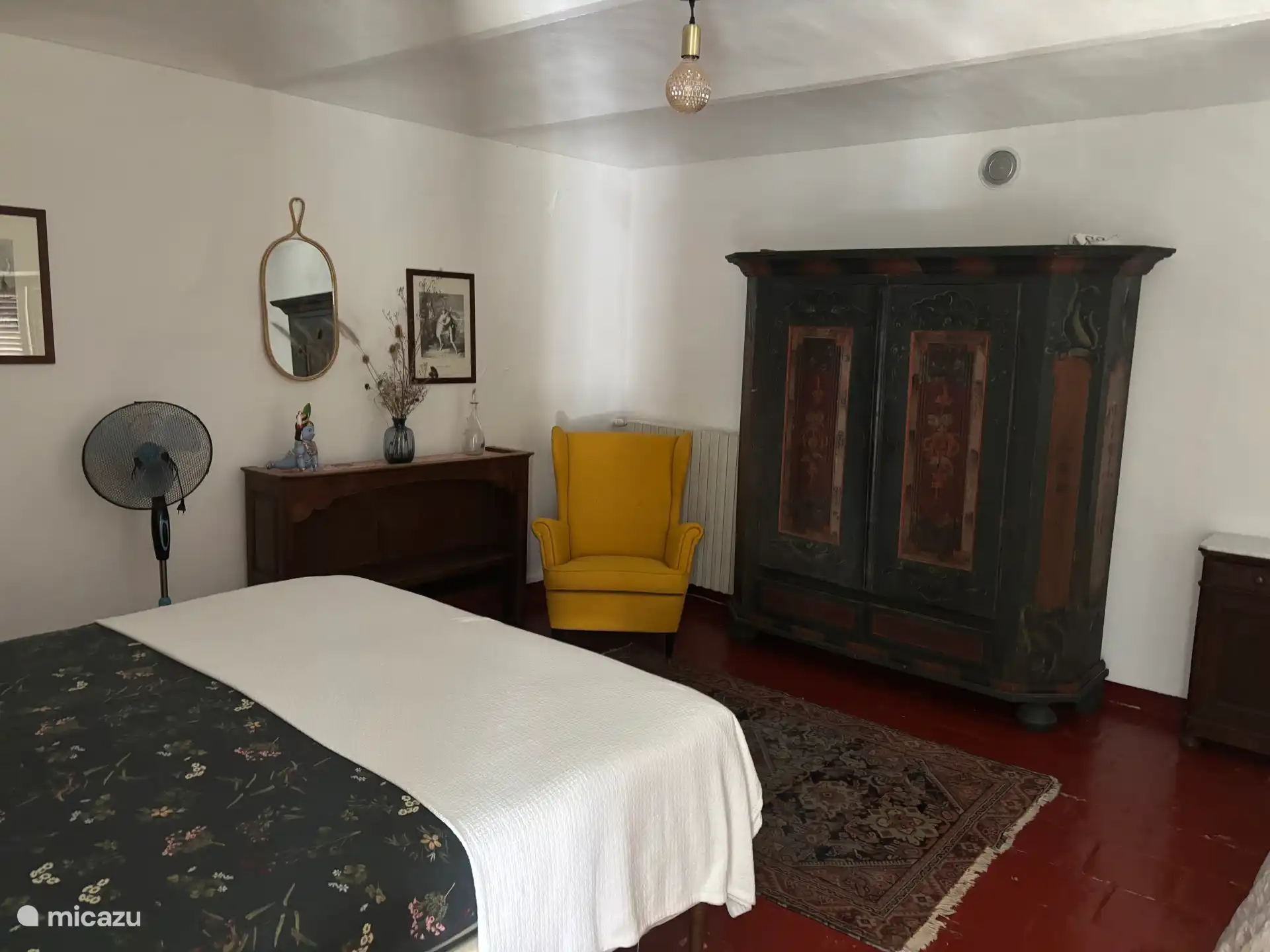 De 'rode' slaapkamer