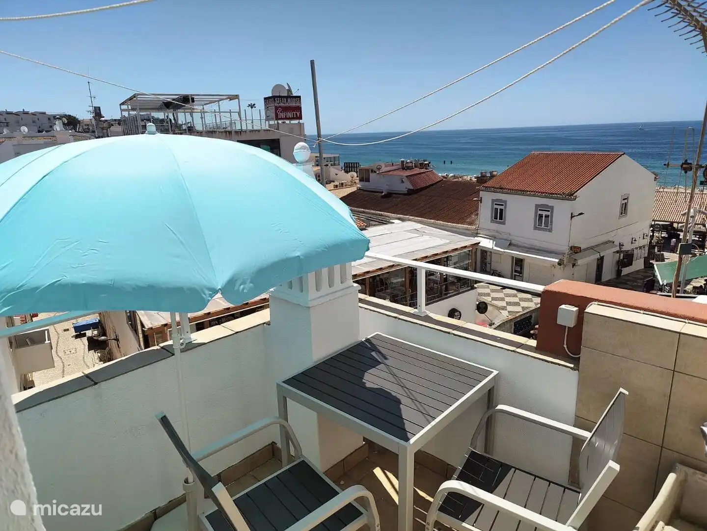 70 meter van het strand