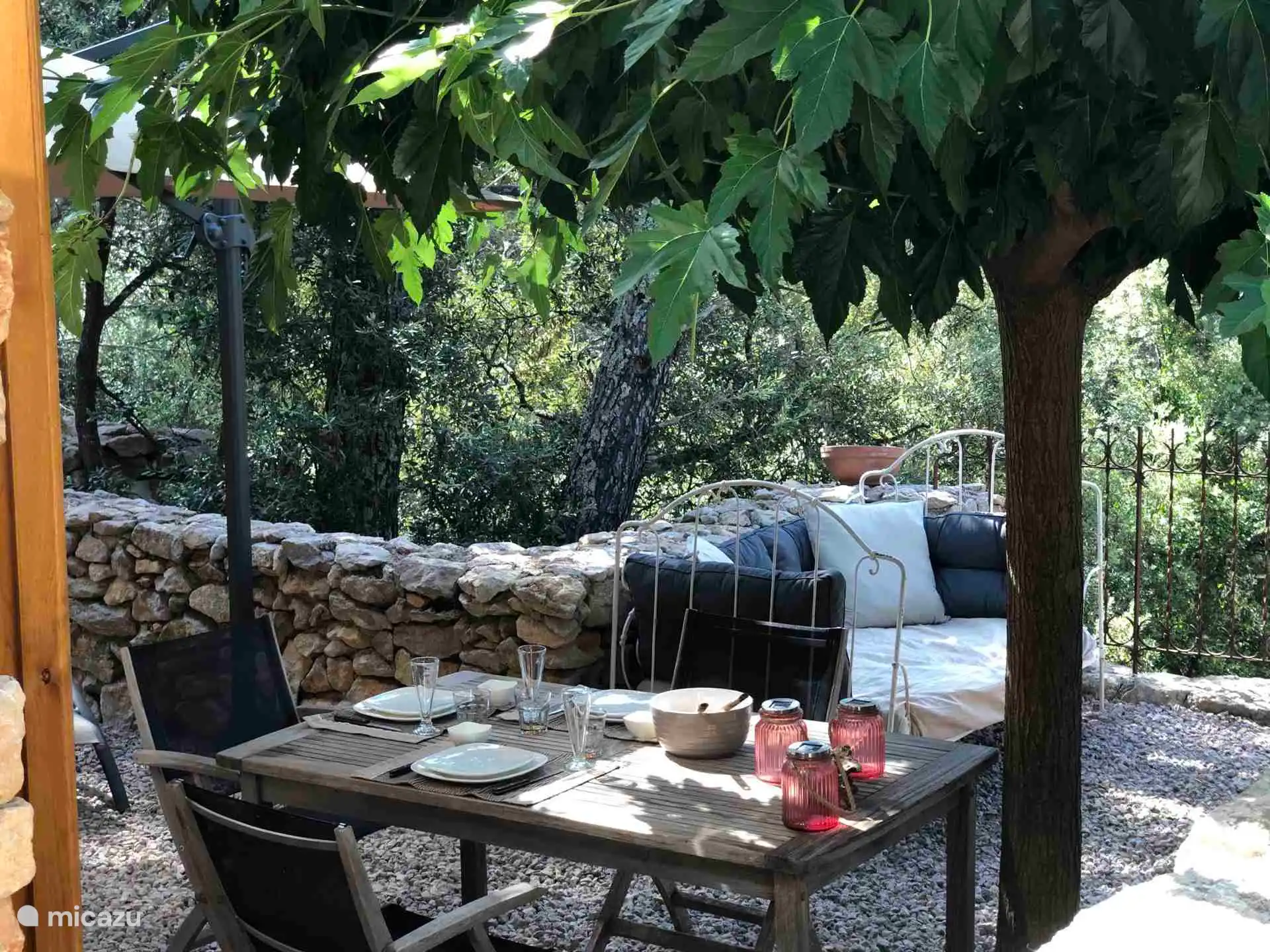 Terraza en el estudio