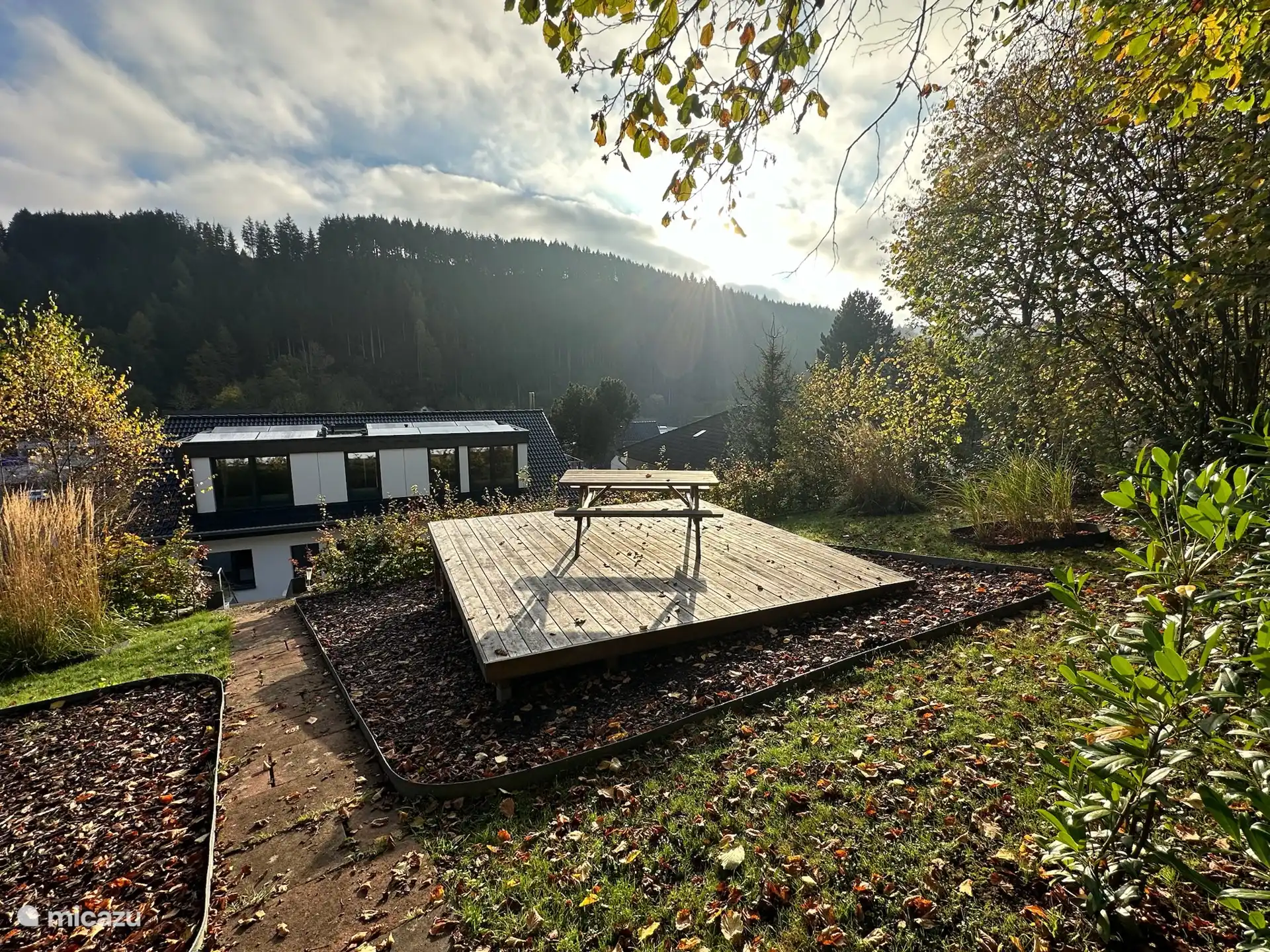 Uitzicht / zit in tuin