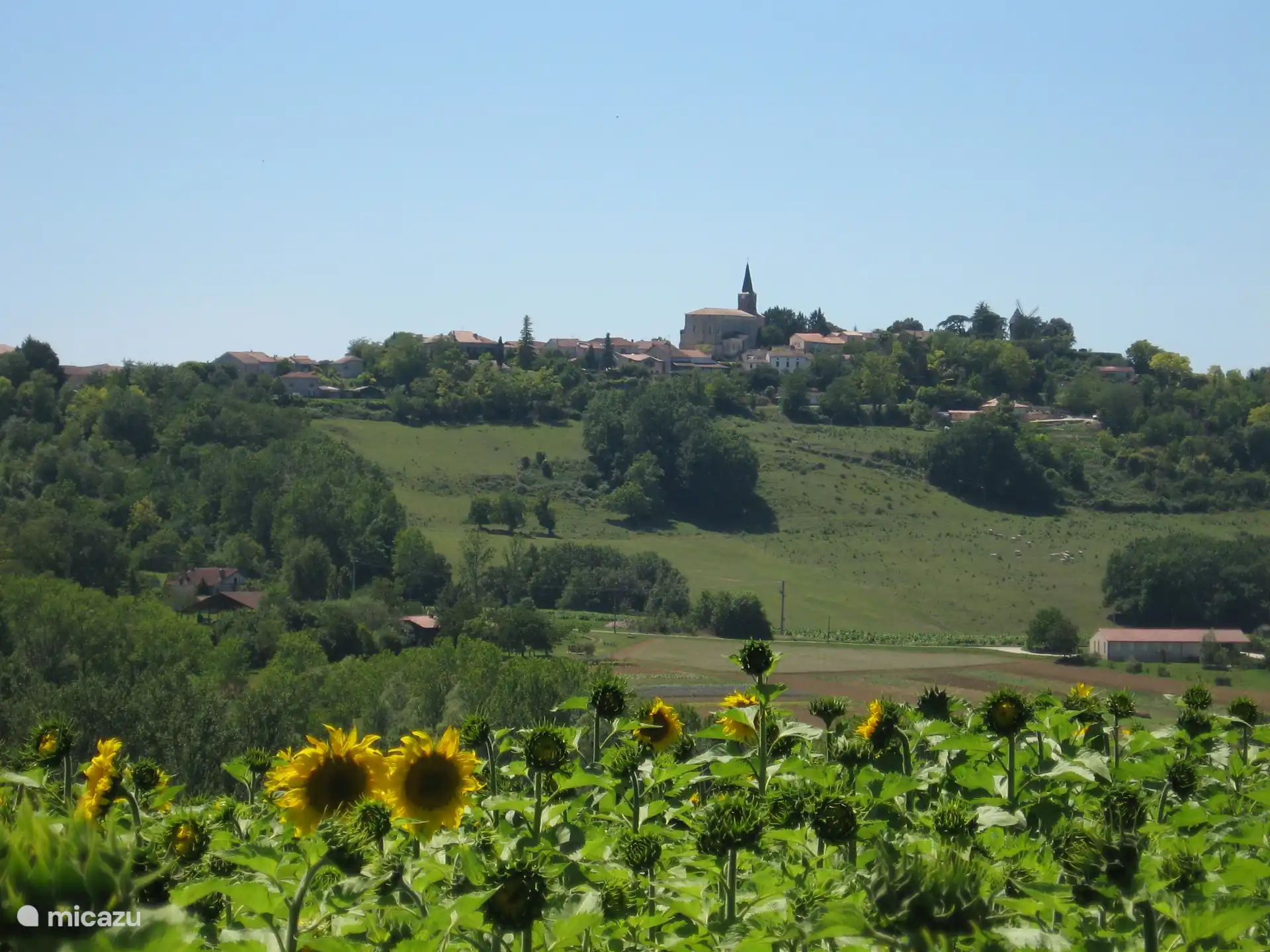 Vue du village à proximité 