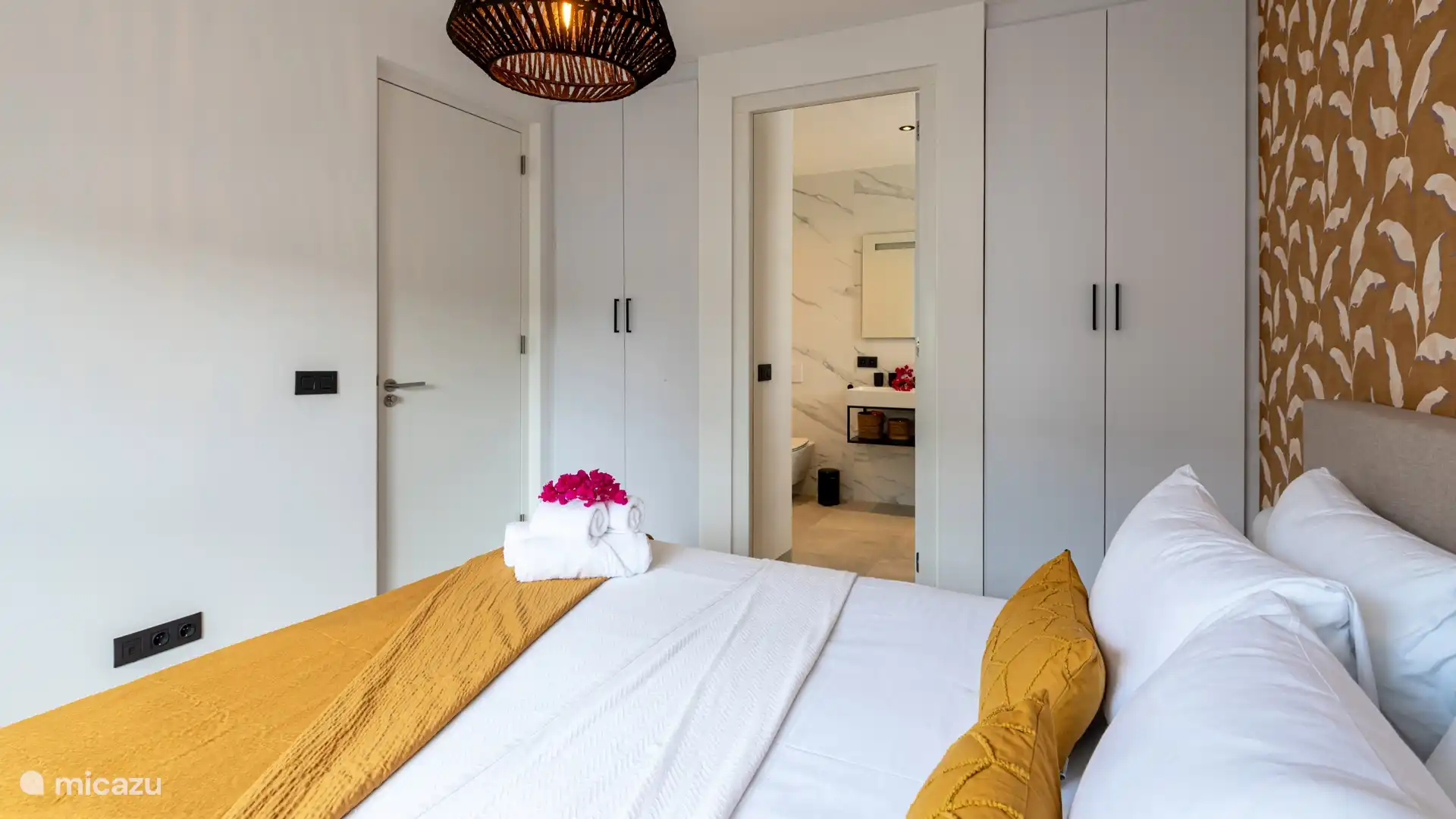Bedroom 1 with bathroom en suite