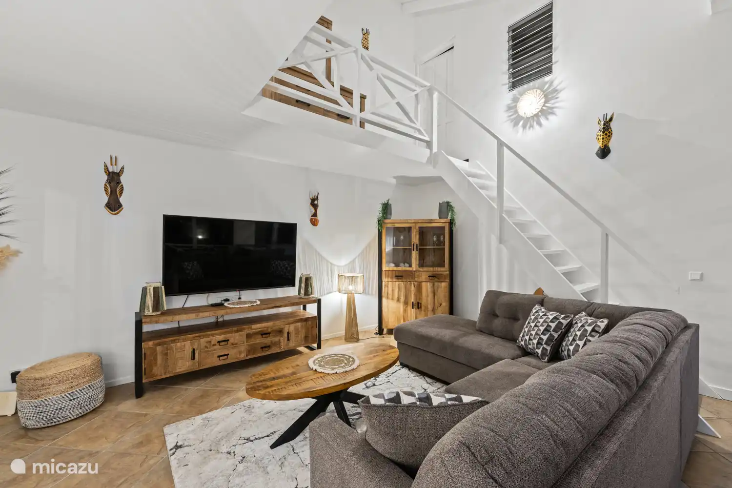 Luxe woonkamer om ook binnen te genieten