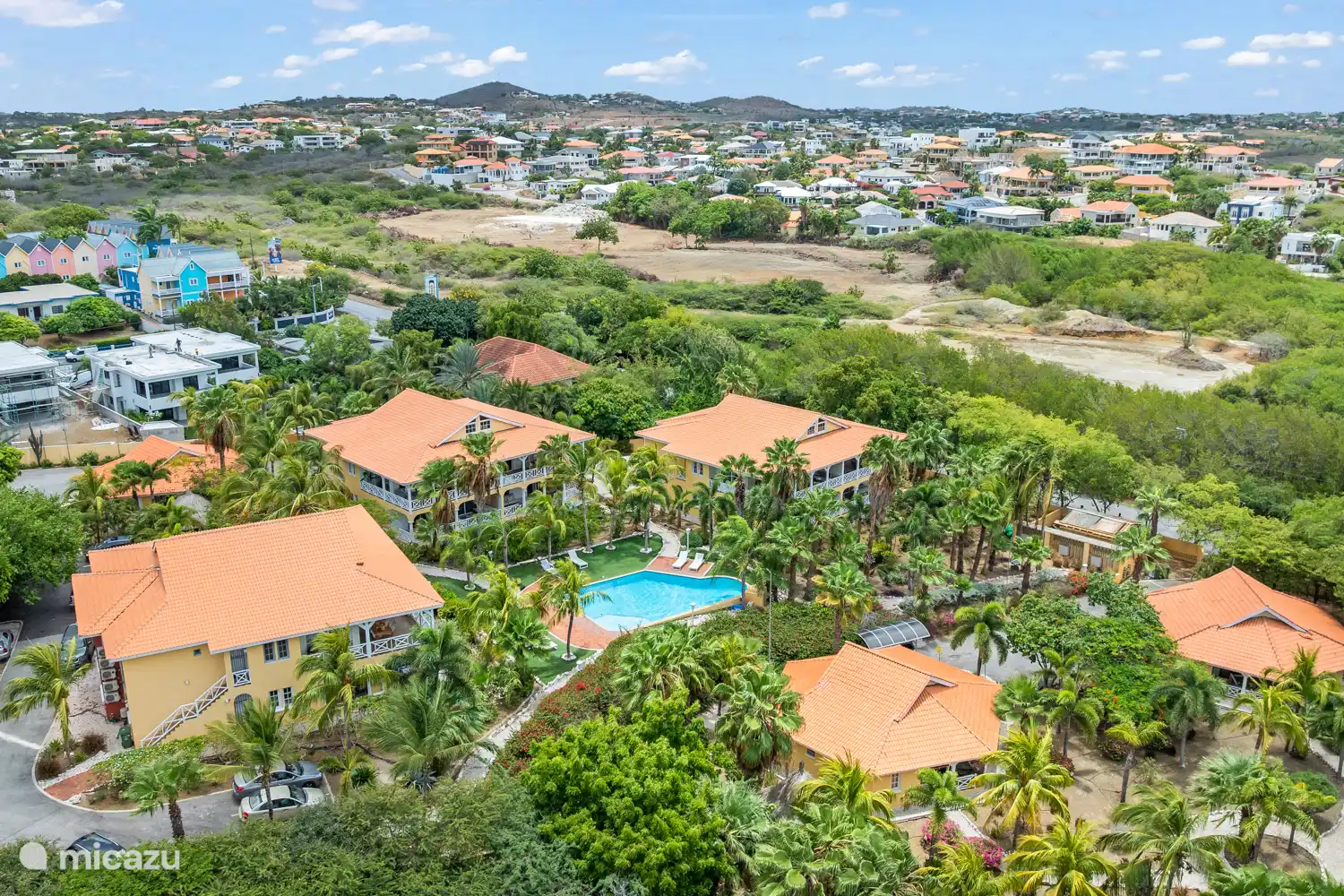 Bovenaanzicht Tropicana Resort Jan Thiel