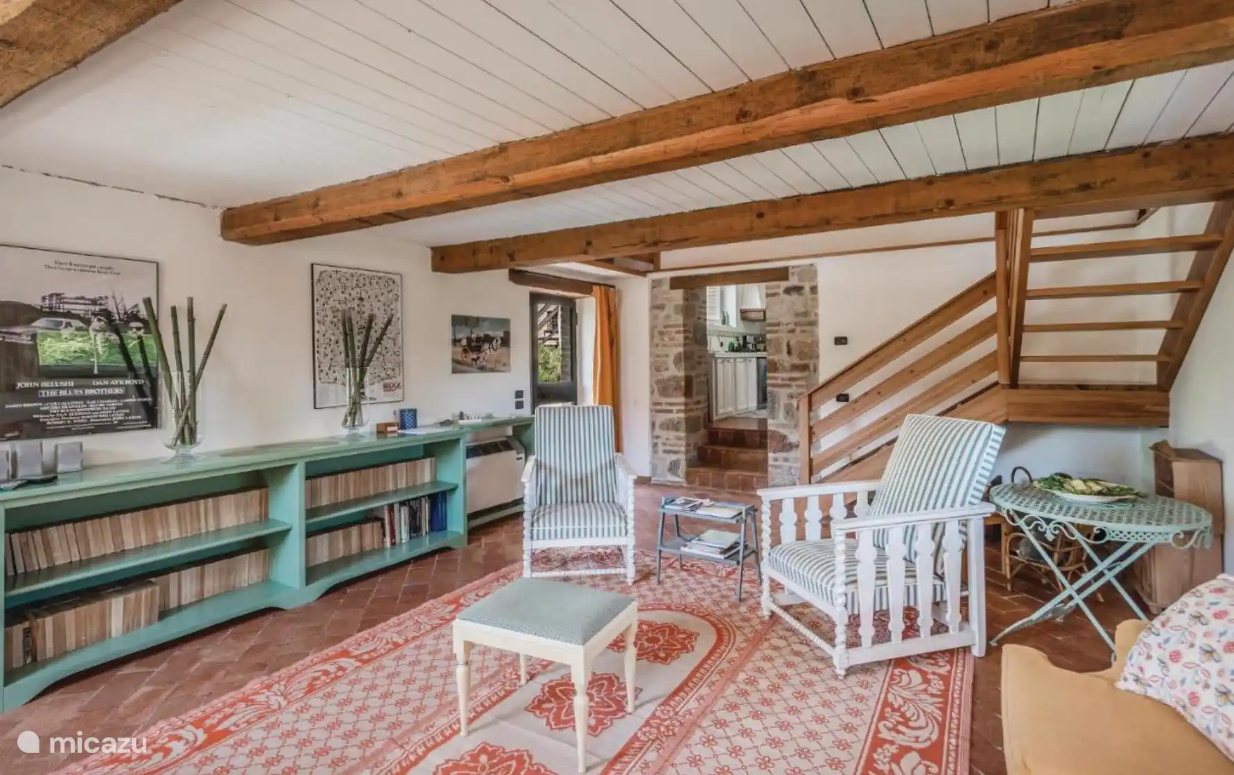 Hoofdwoonkamer van de villa