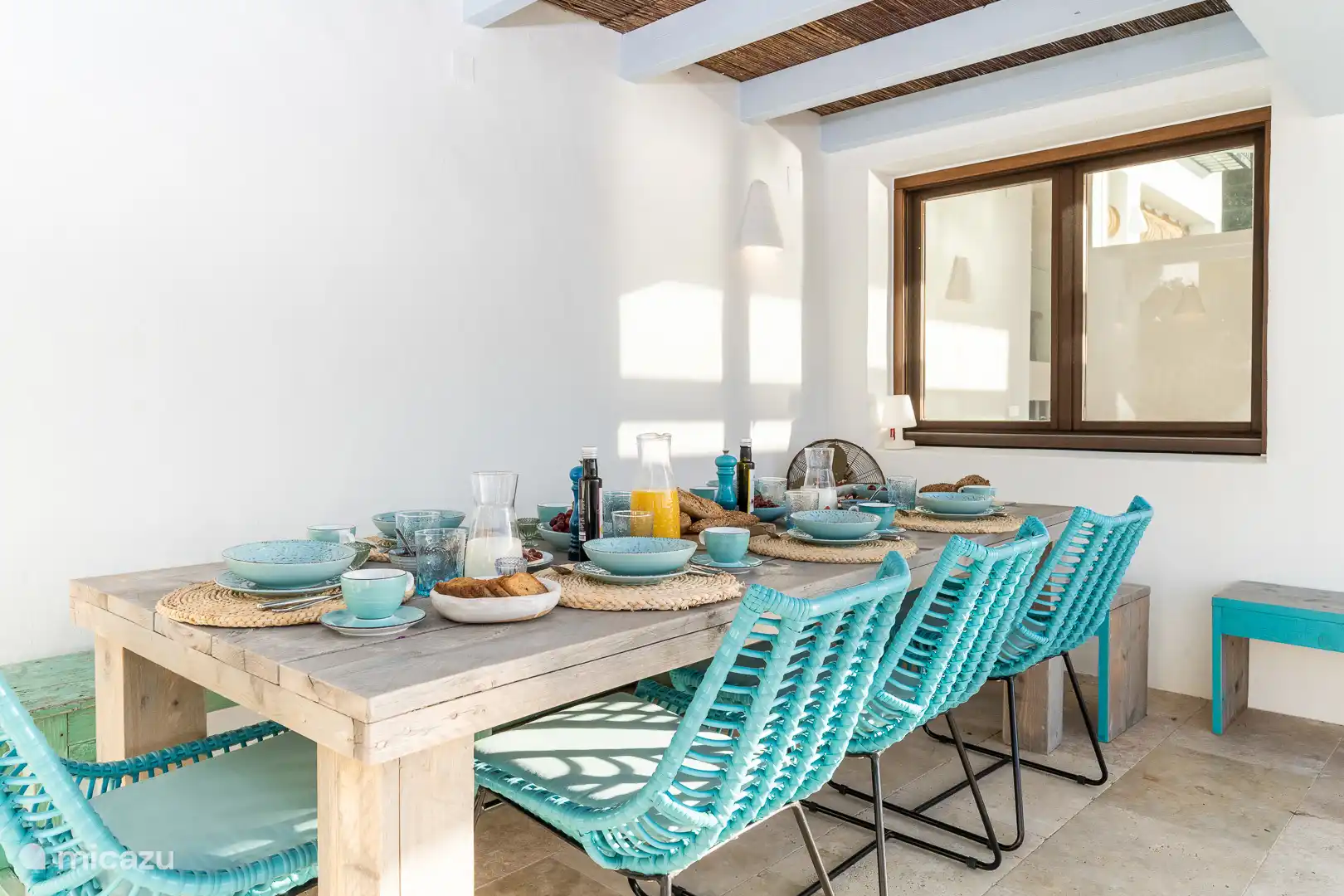 Dining area on the terrace