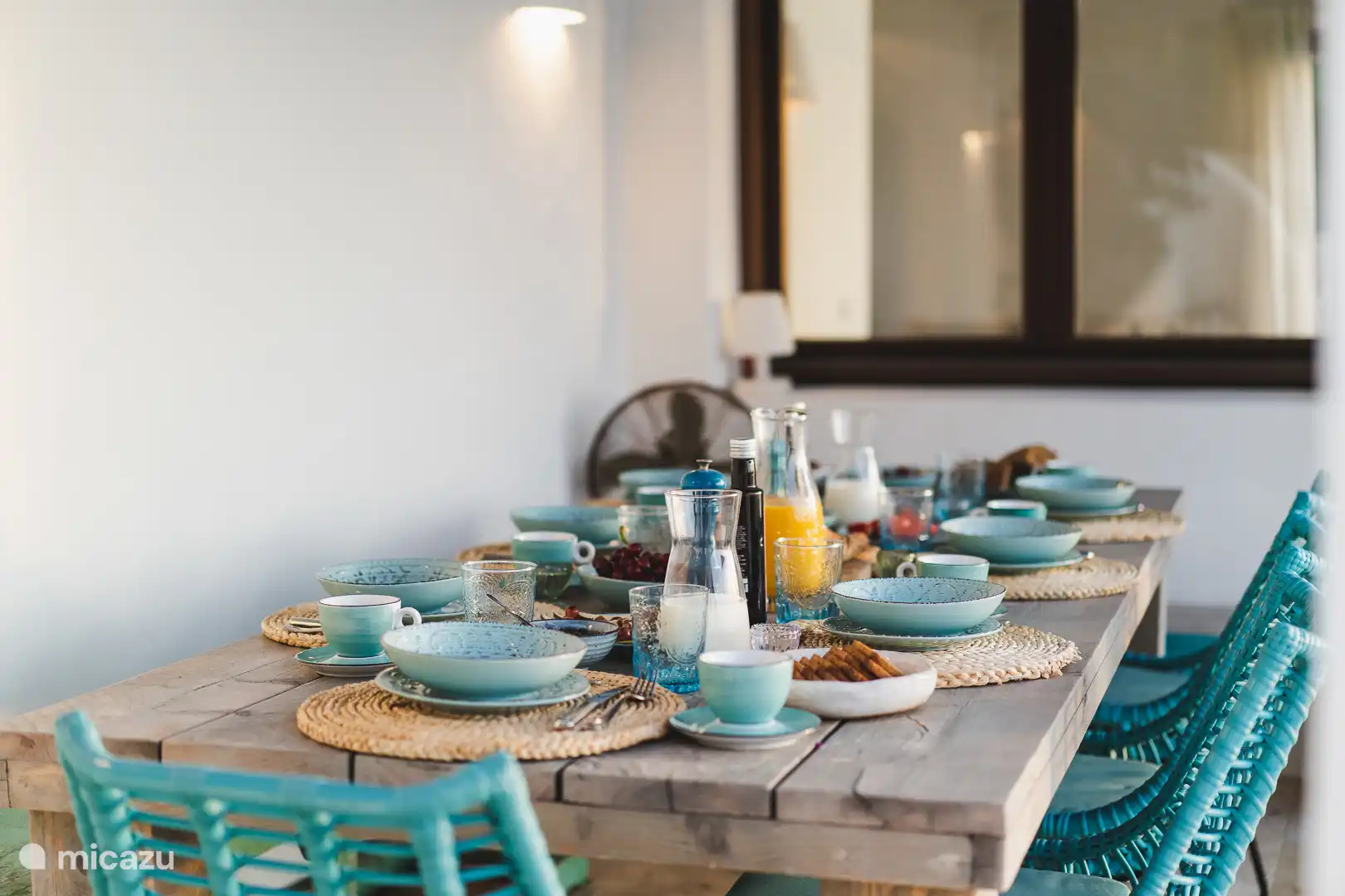Dining area on the terrace
