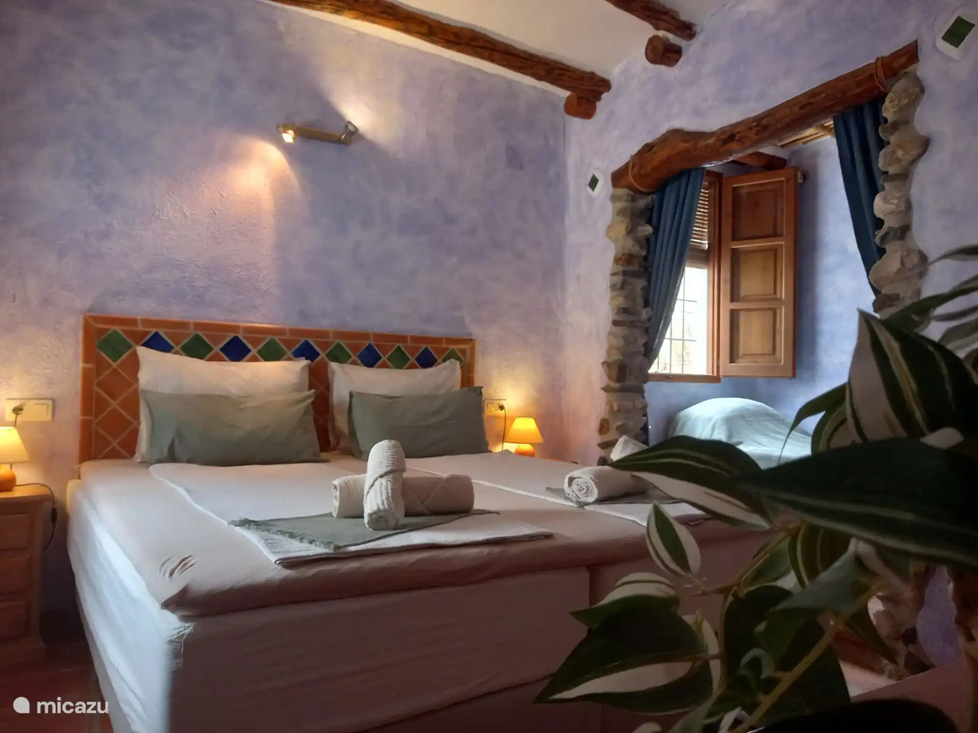 Slaapkamer met King-size bed