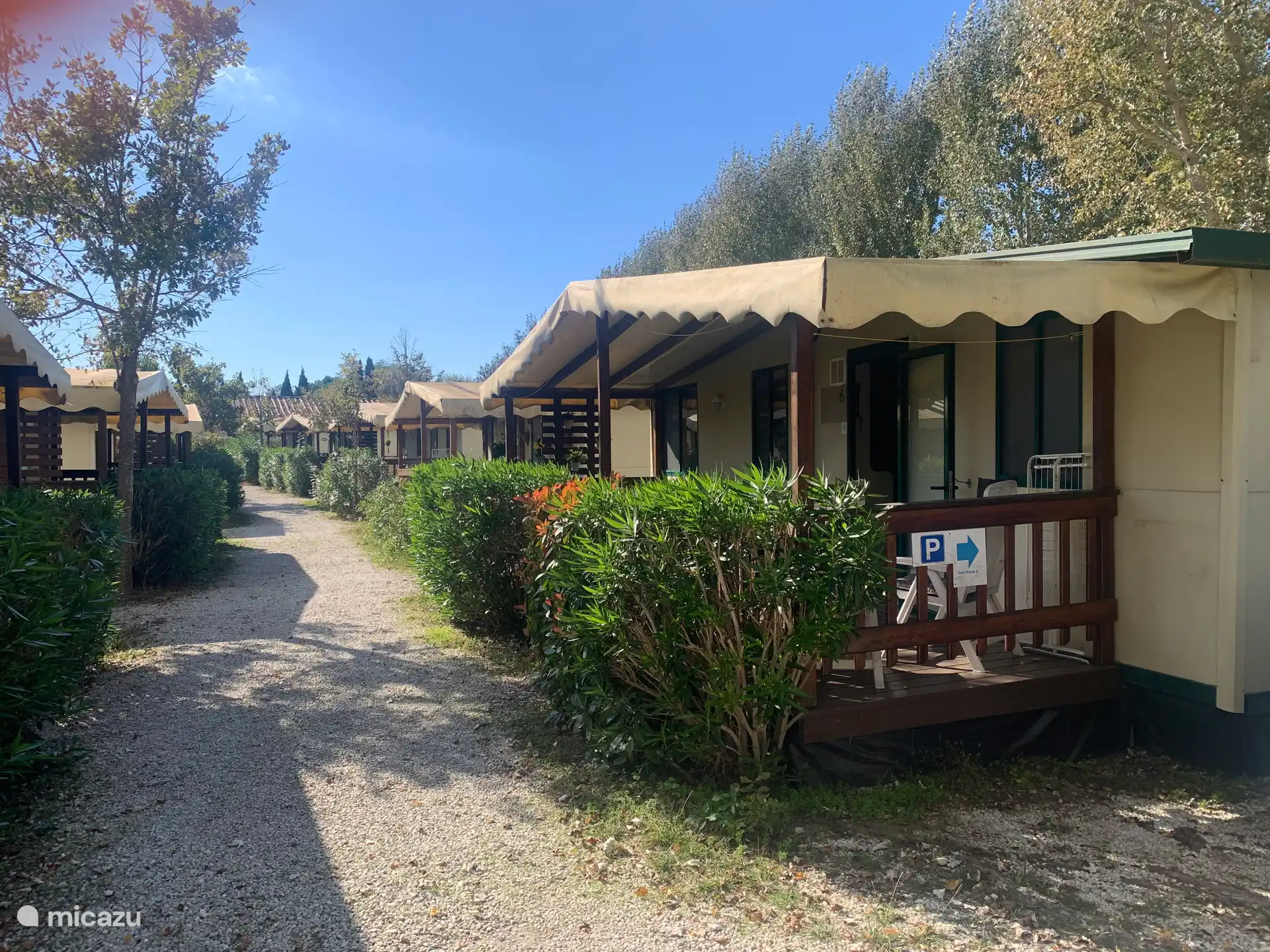 stacaravan huren in Monsagrati-Pescaglia, Toscane, Italië - Mobile home met airco & veranda