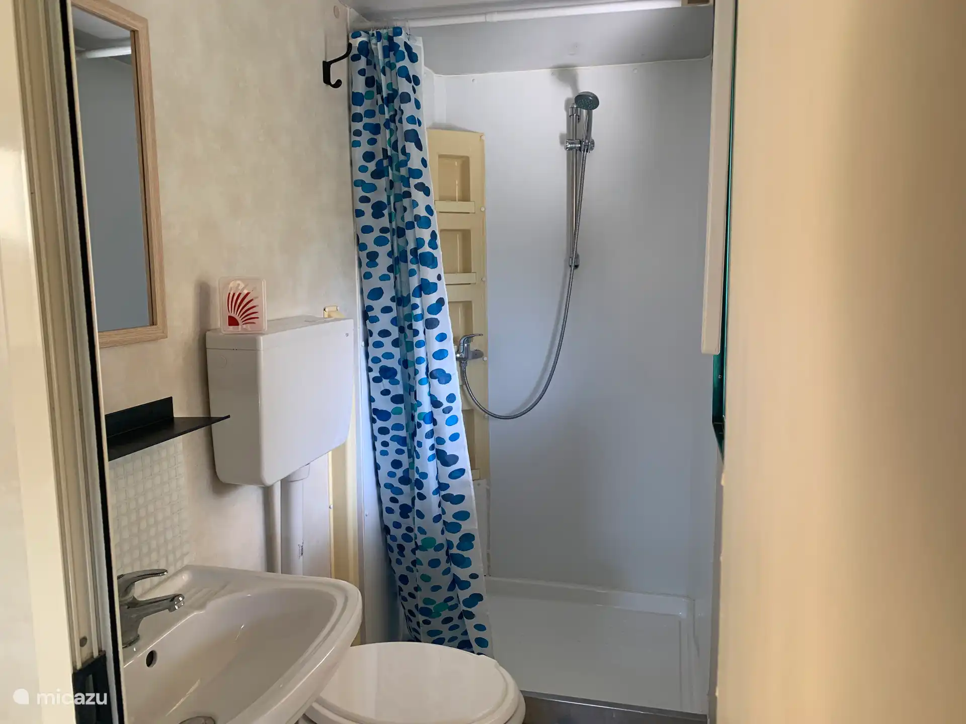 Douchehoek in de badkamer