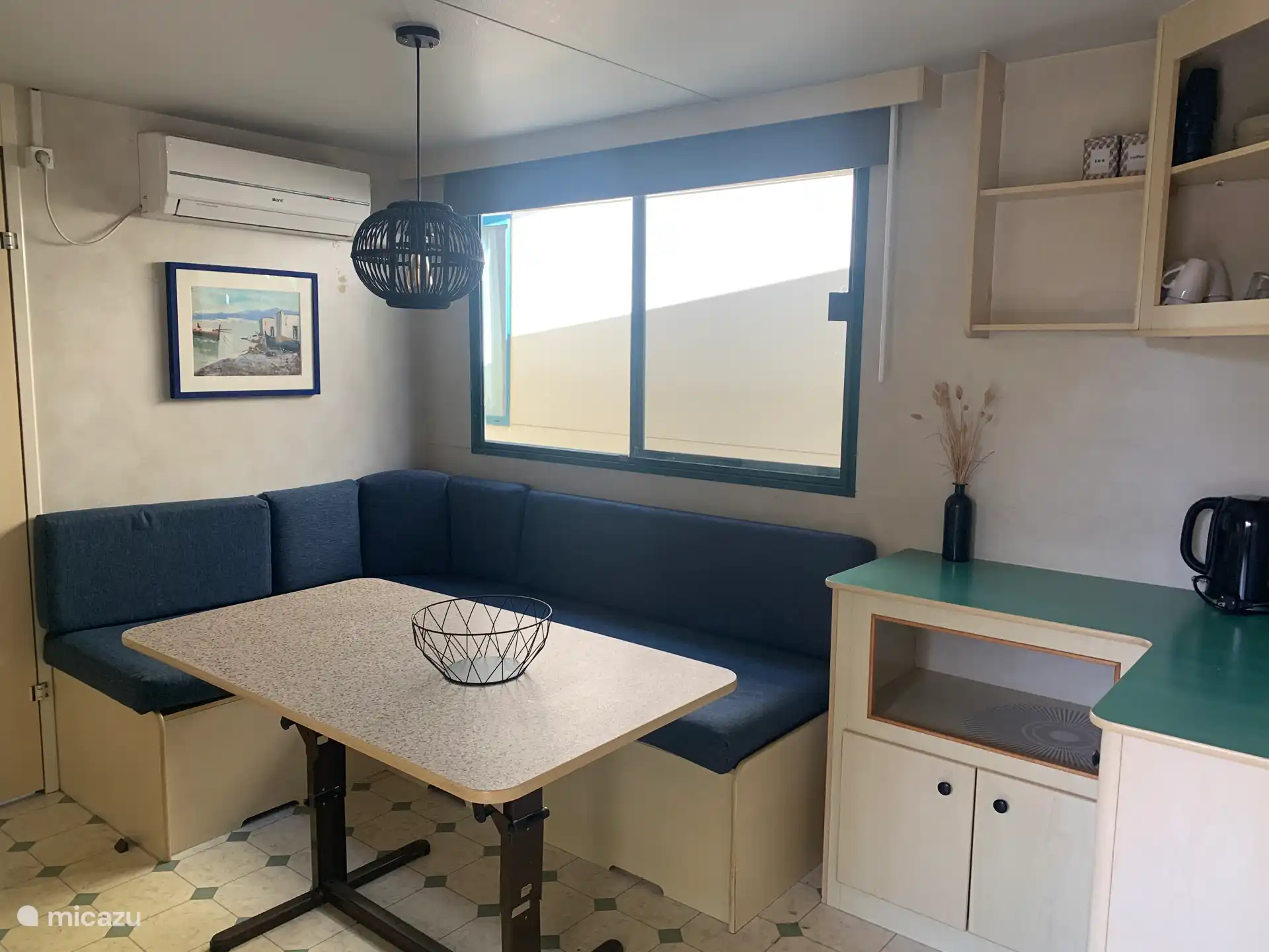 Zitgedeelte met airco