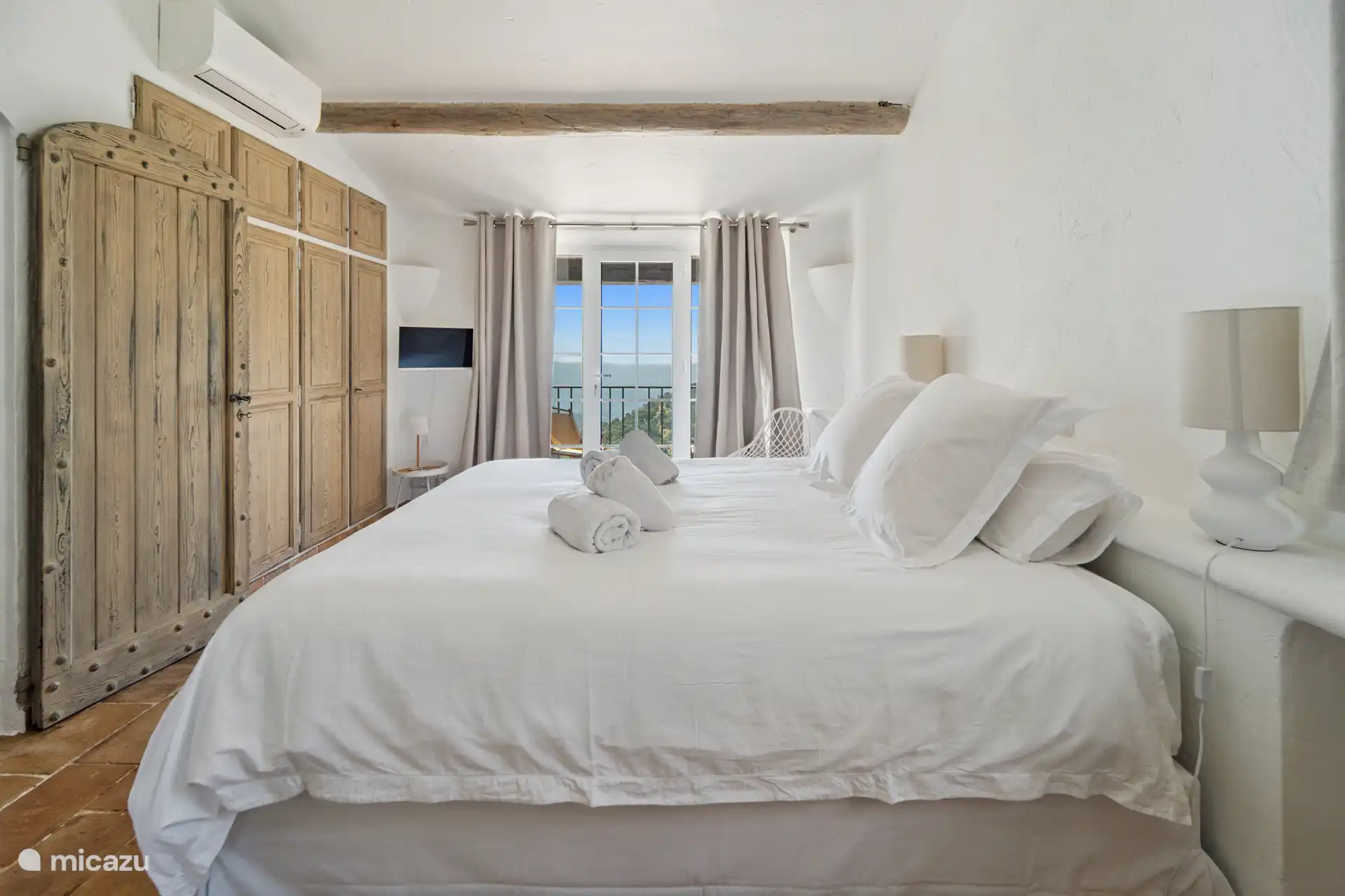 Slaapkamer met veel opbergruimte