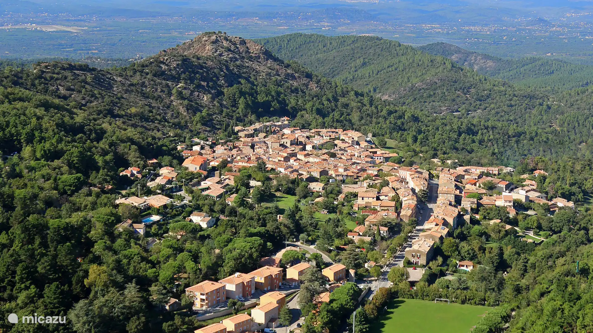 Vogelperspectief van La Garde-Freinet