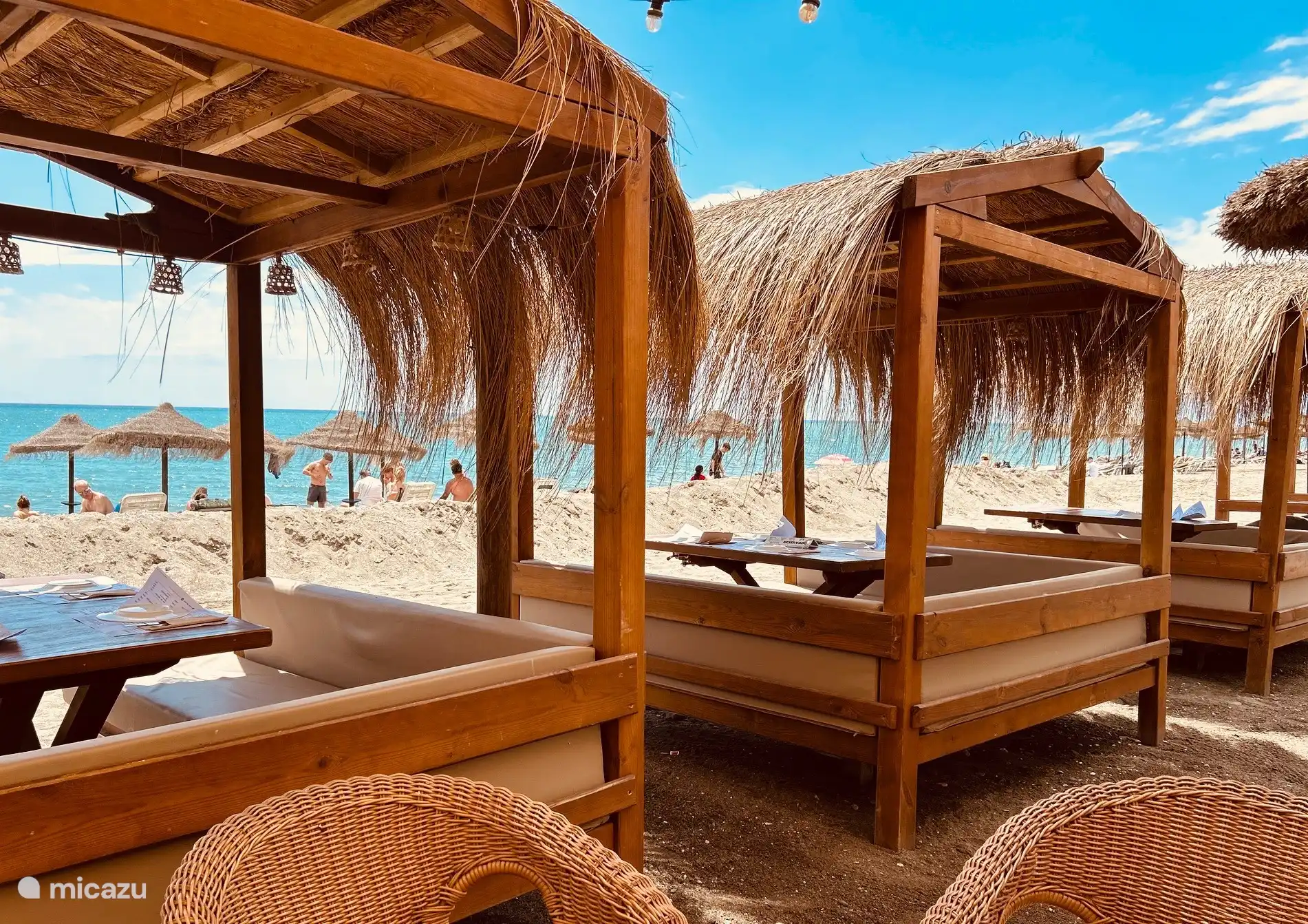 De aangename keuken van het Restaurant La Sirena