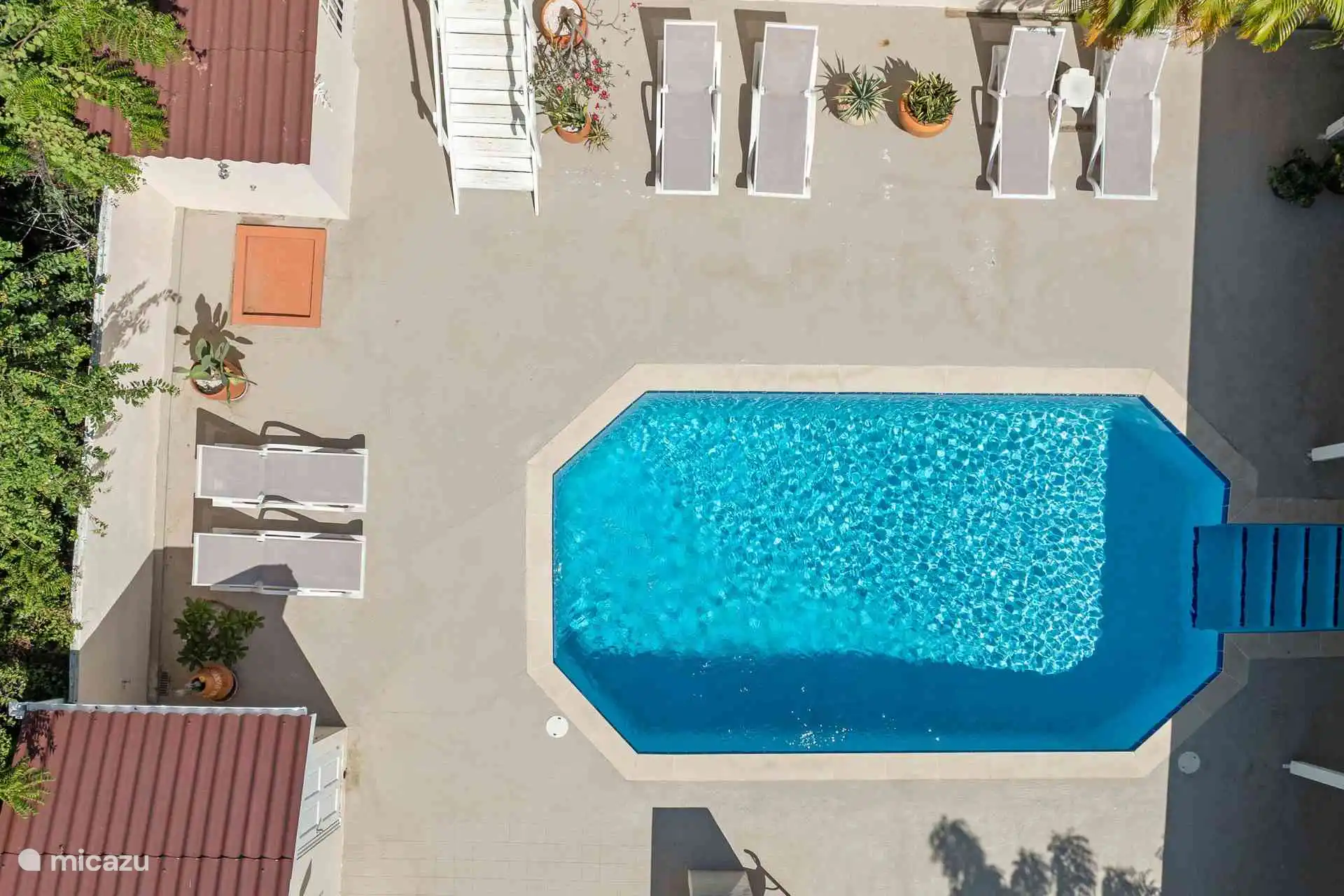 Bovenaanzicht zewembad