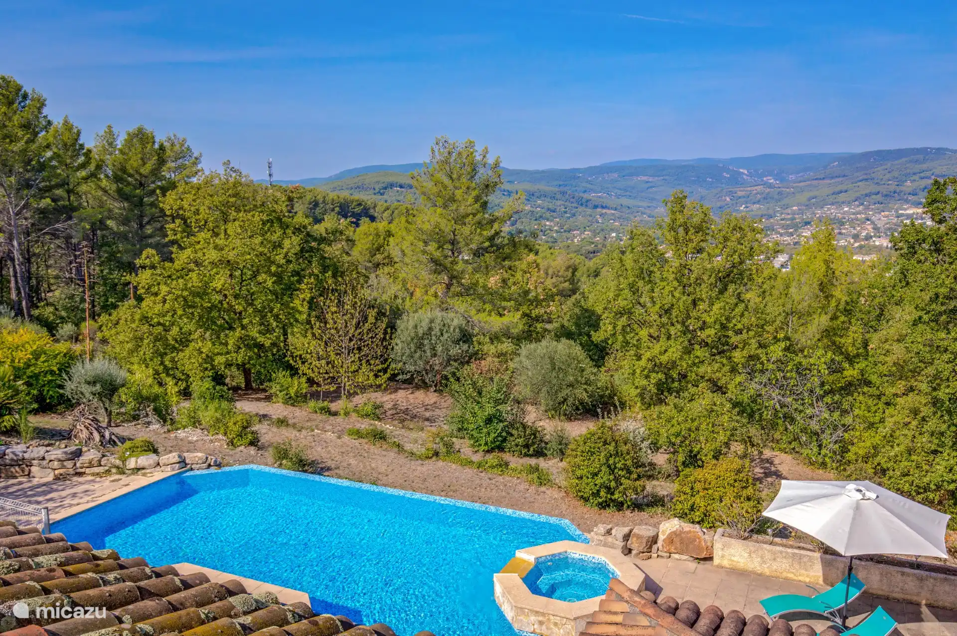 La vue sur la vallée