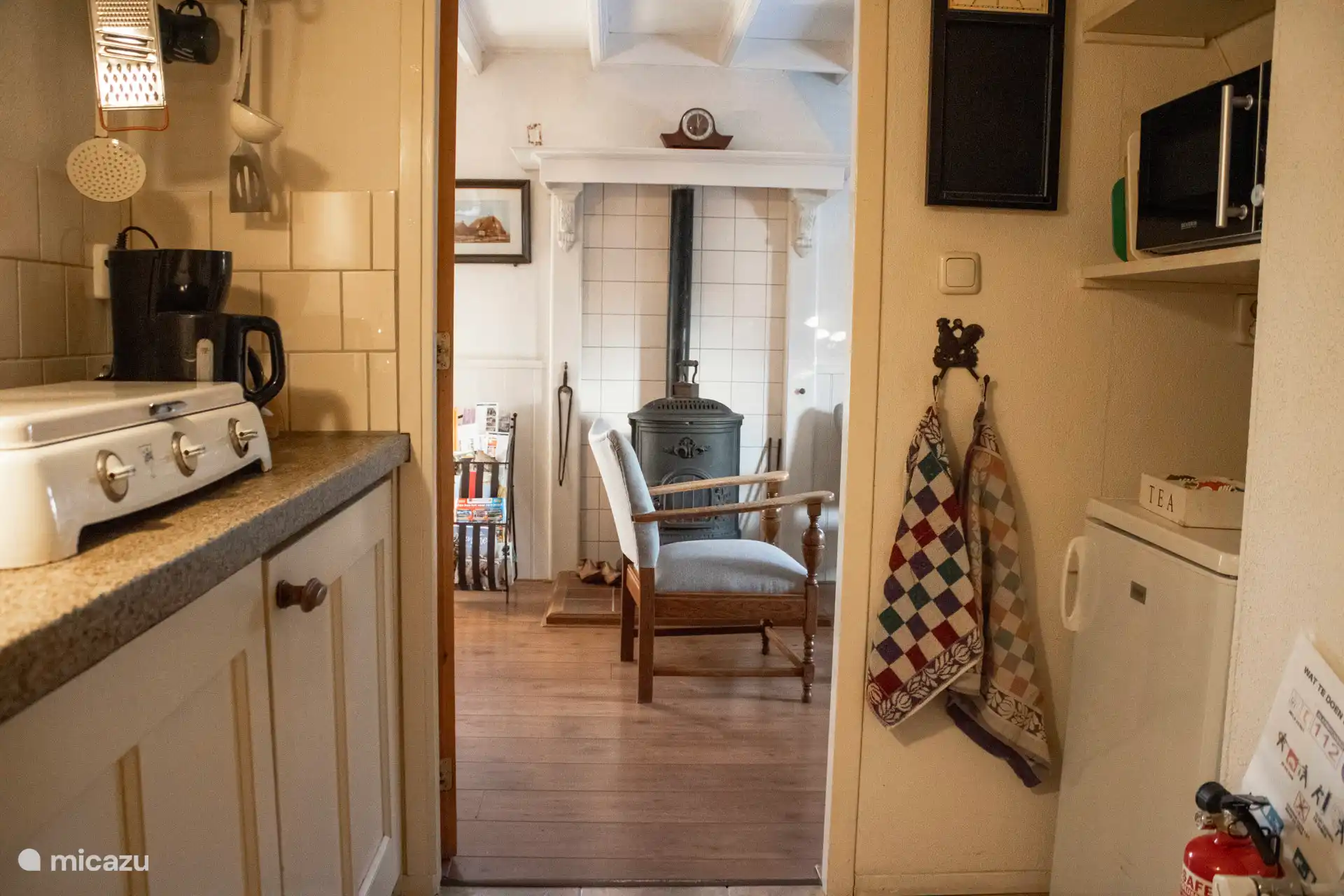 Salon de cuisine transparente