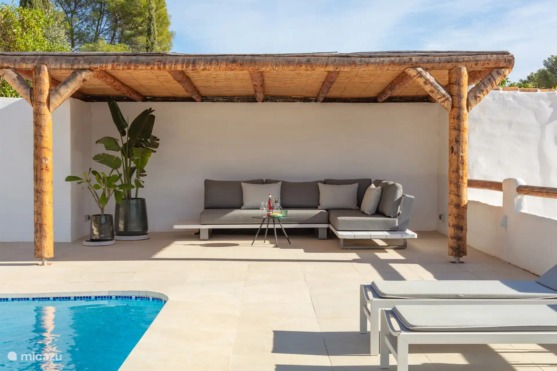 Buitenbank - zwembad