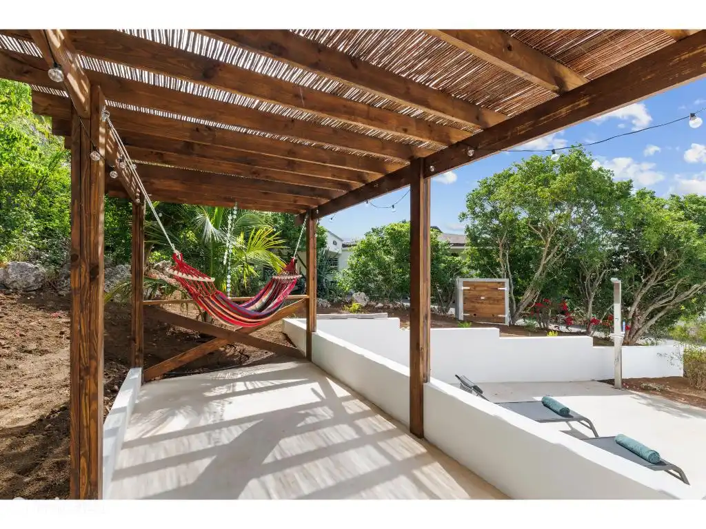 Patio with hammock