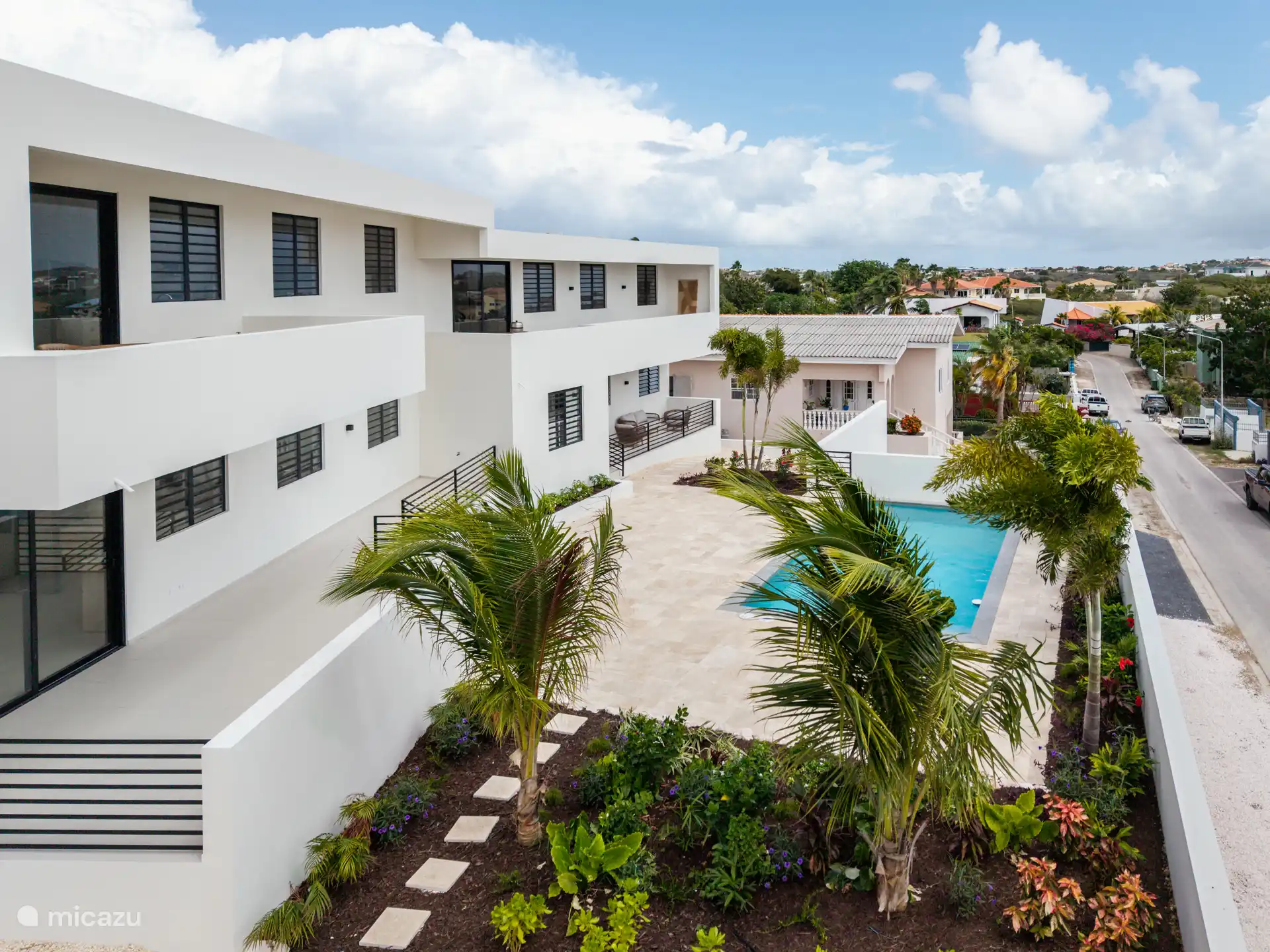 Immeuble à vue en vue du dessus 