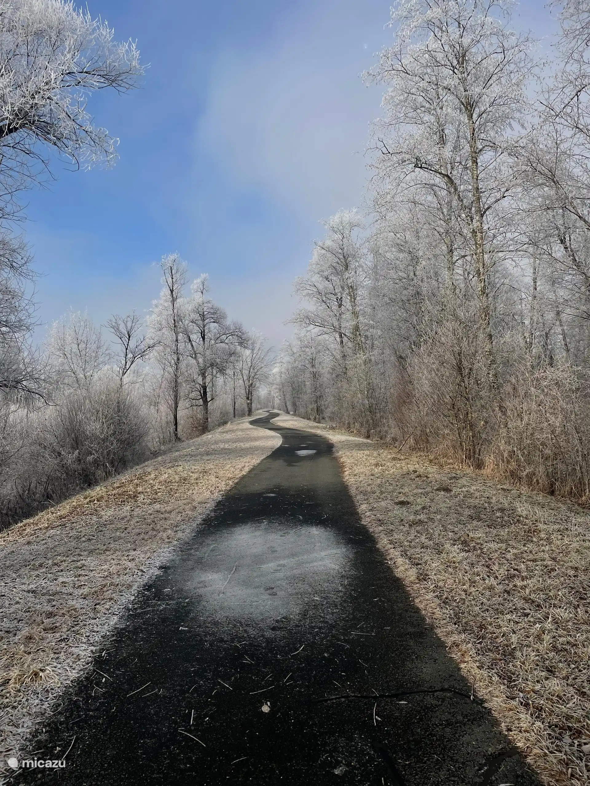 Gailtal radweg, in de winter ook goed wandelpad