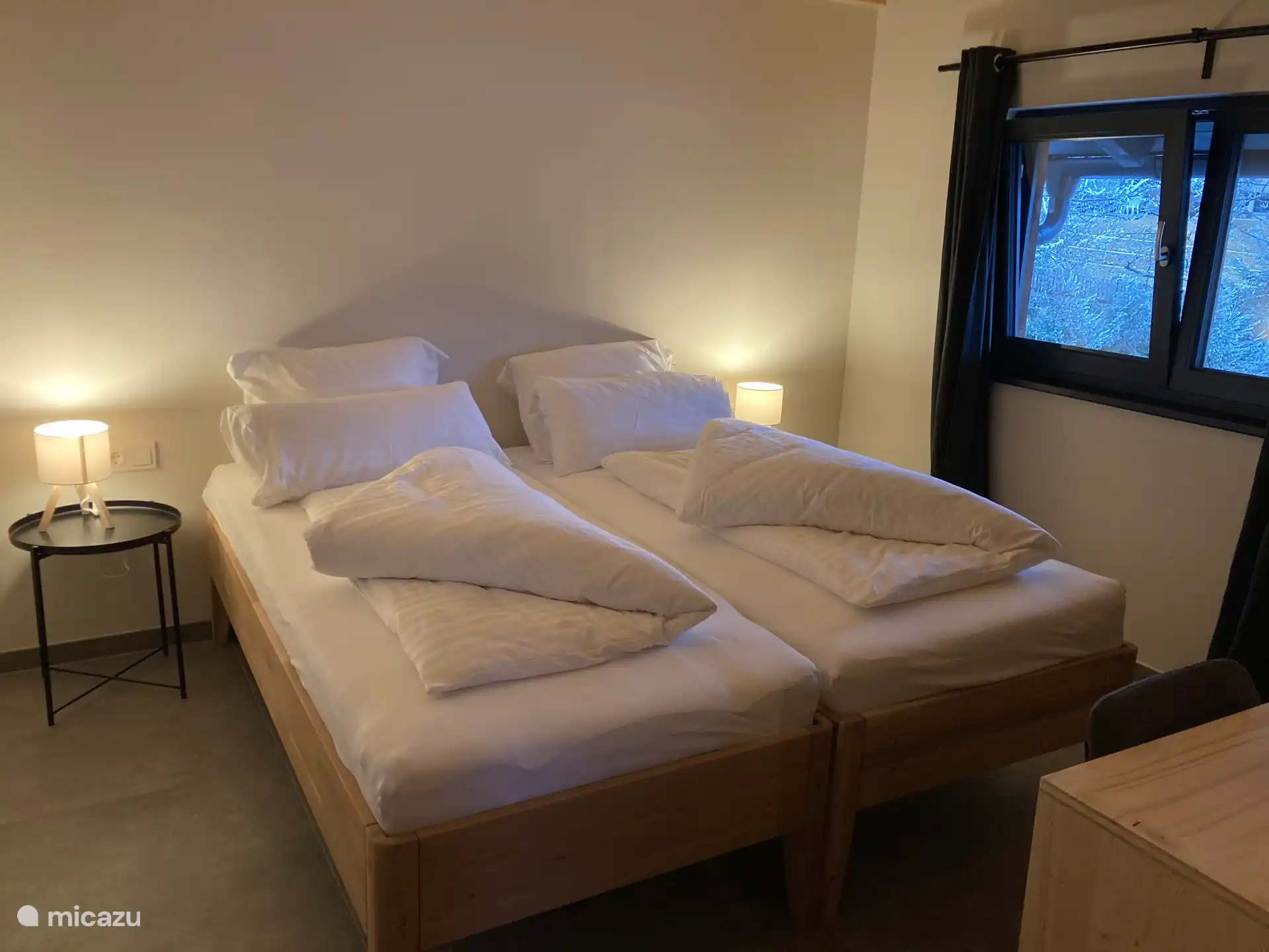 slaapkamer 4 met 2 aparte bedden