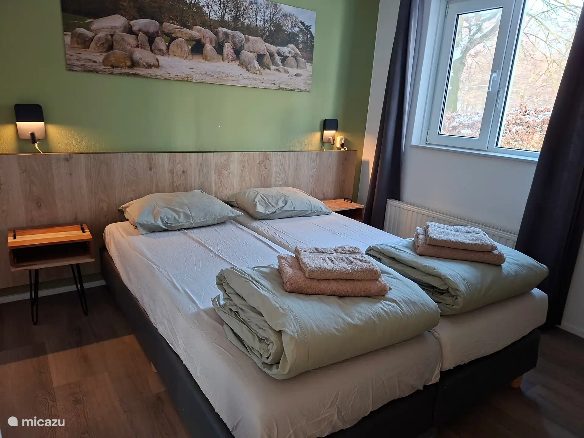 Cozy bedroom for 2 people on the ground floor 