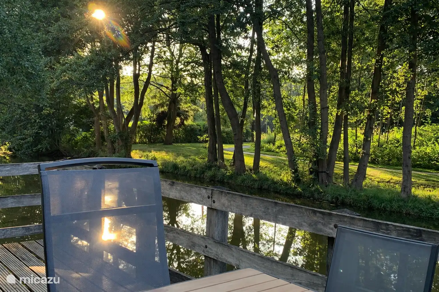 Vrij uitzicht vanaf terras