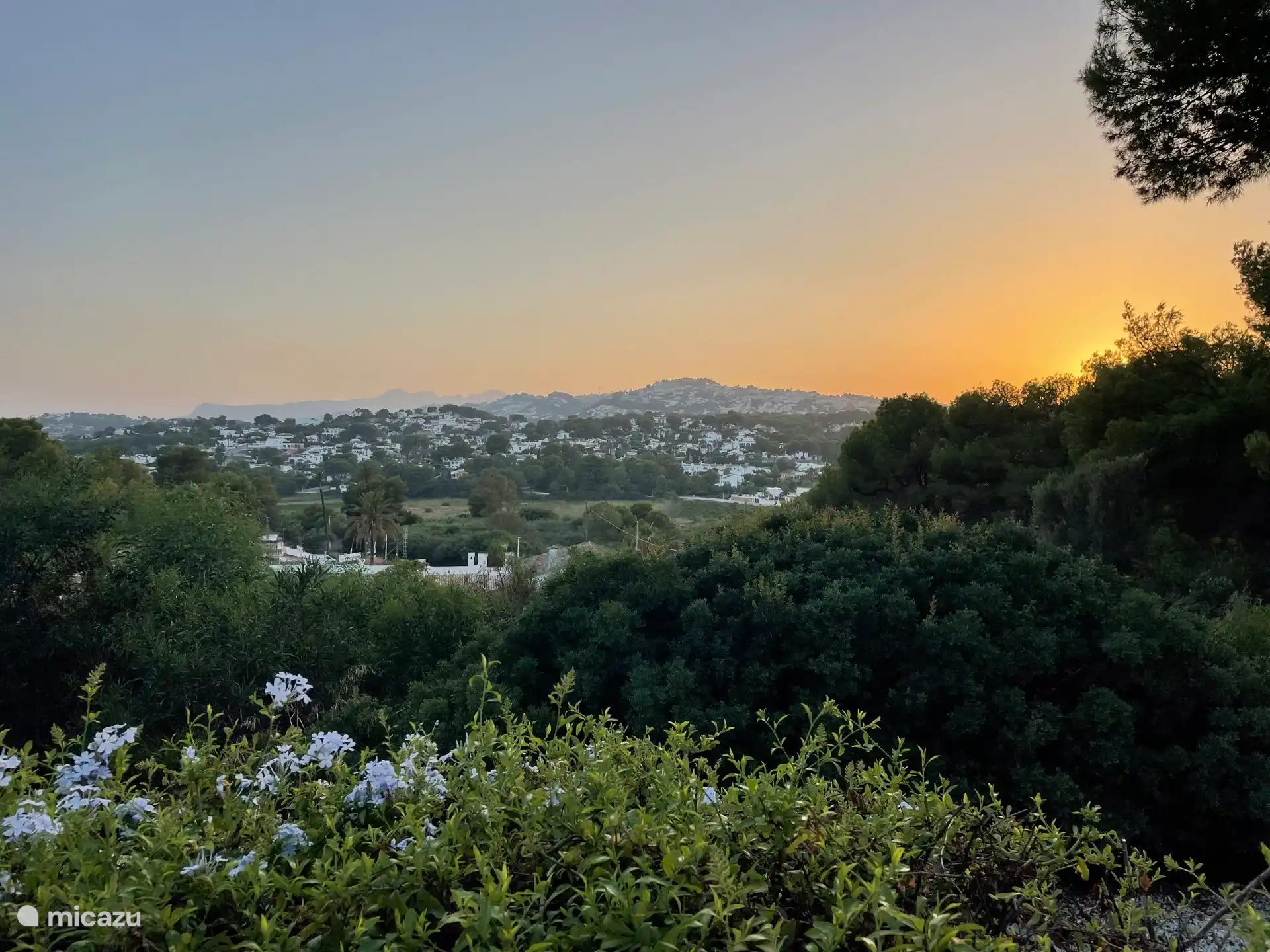 Blick von der Terrasse Casa la Vista Moraira