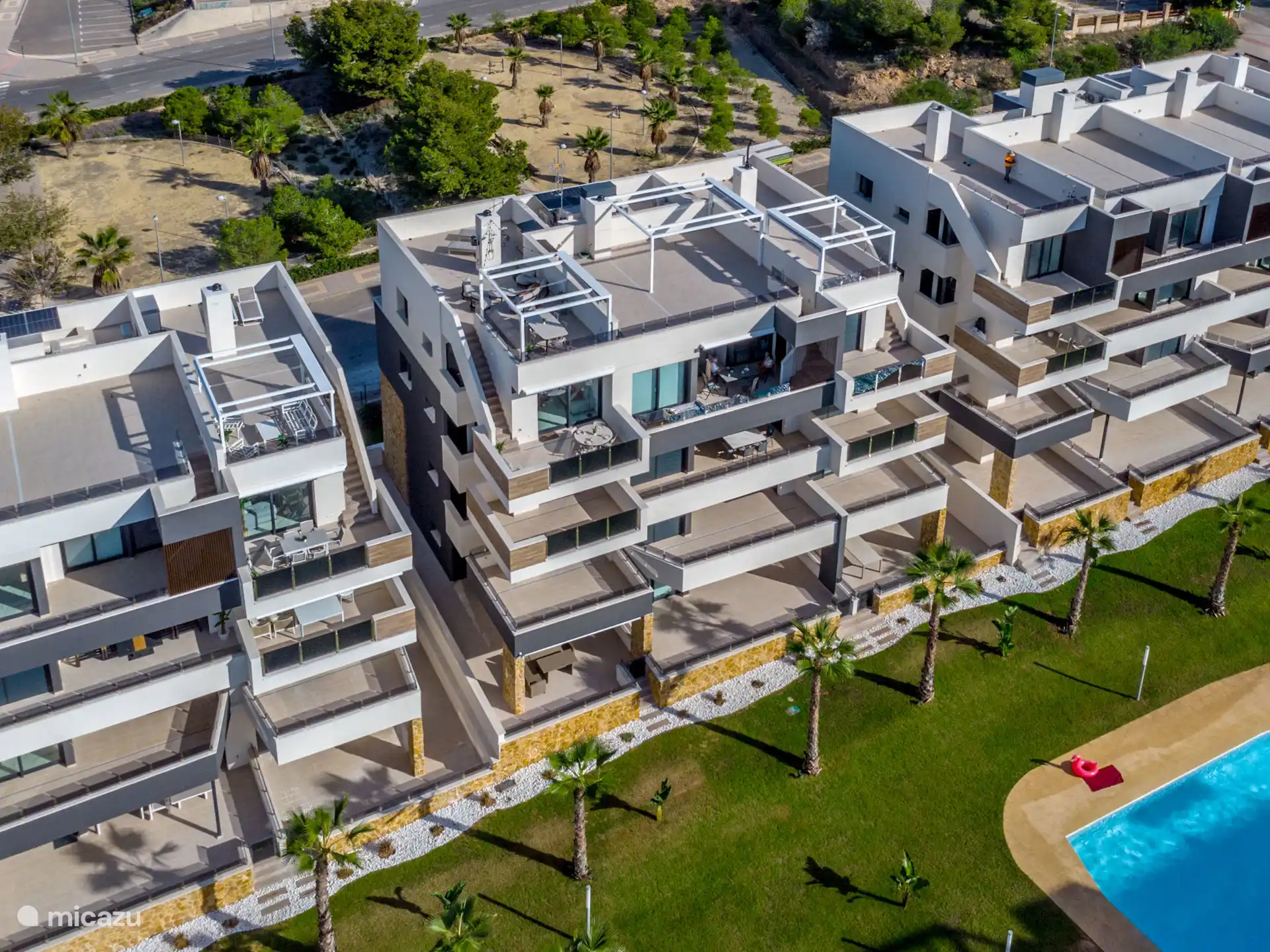 Photo de relief sur le penthouse 