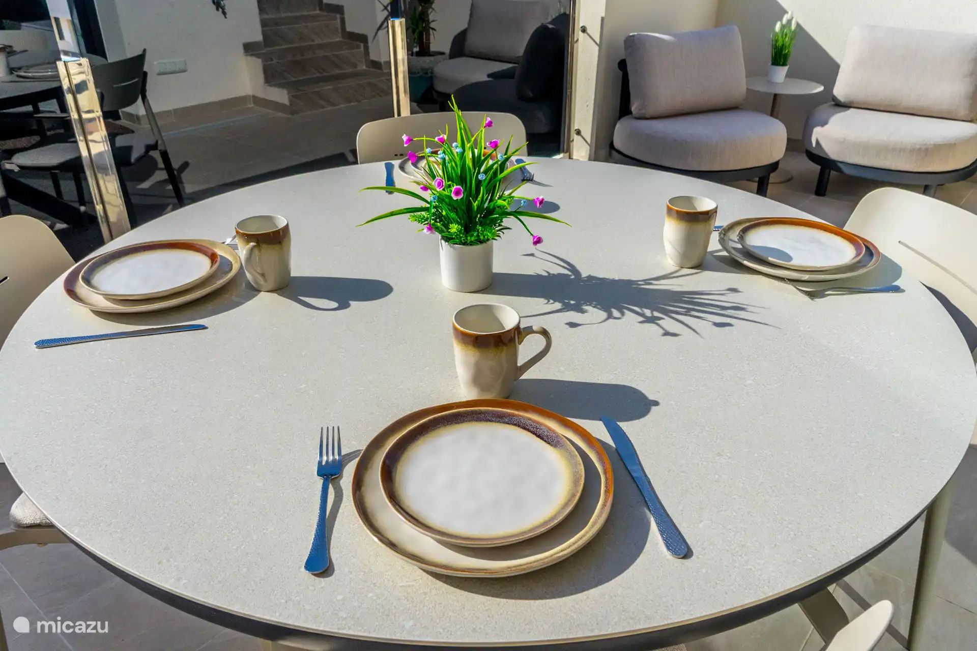 Terrasse au salon 