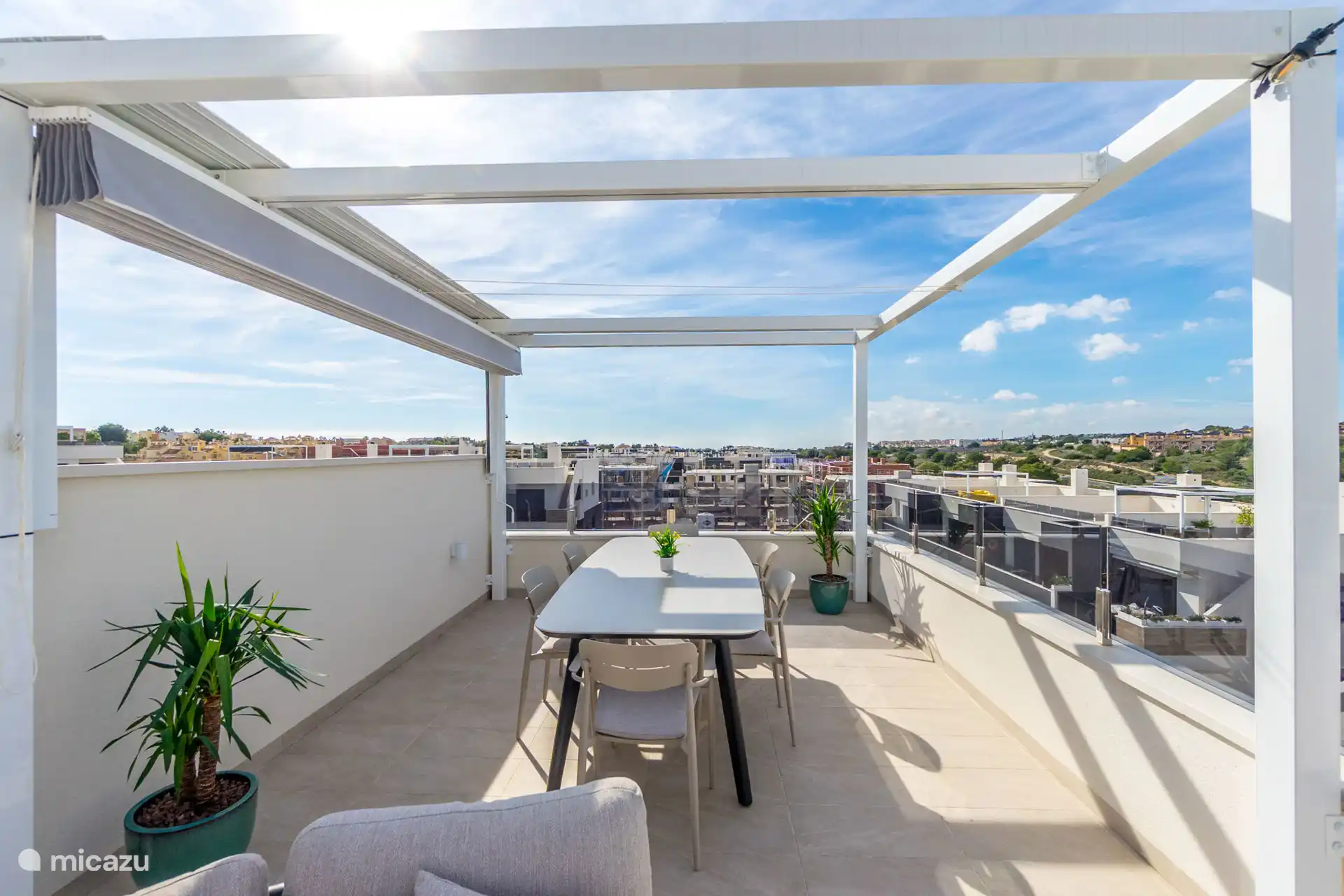 Terrasse sur solarium 